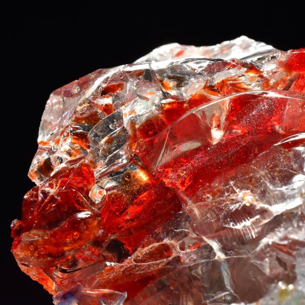 虹入り！シエラネバダ産 アンダラクリスタル原石 クリアマルチカラー