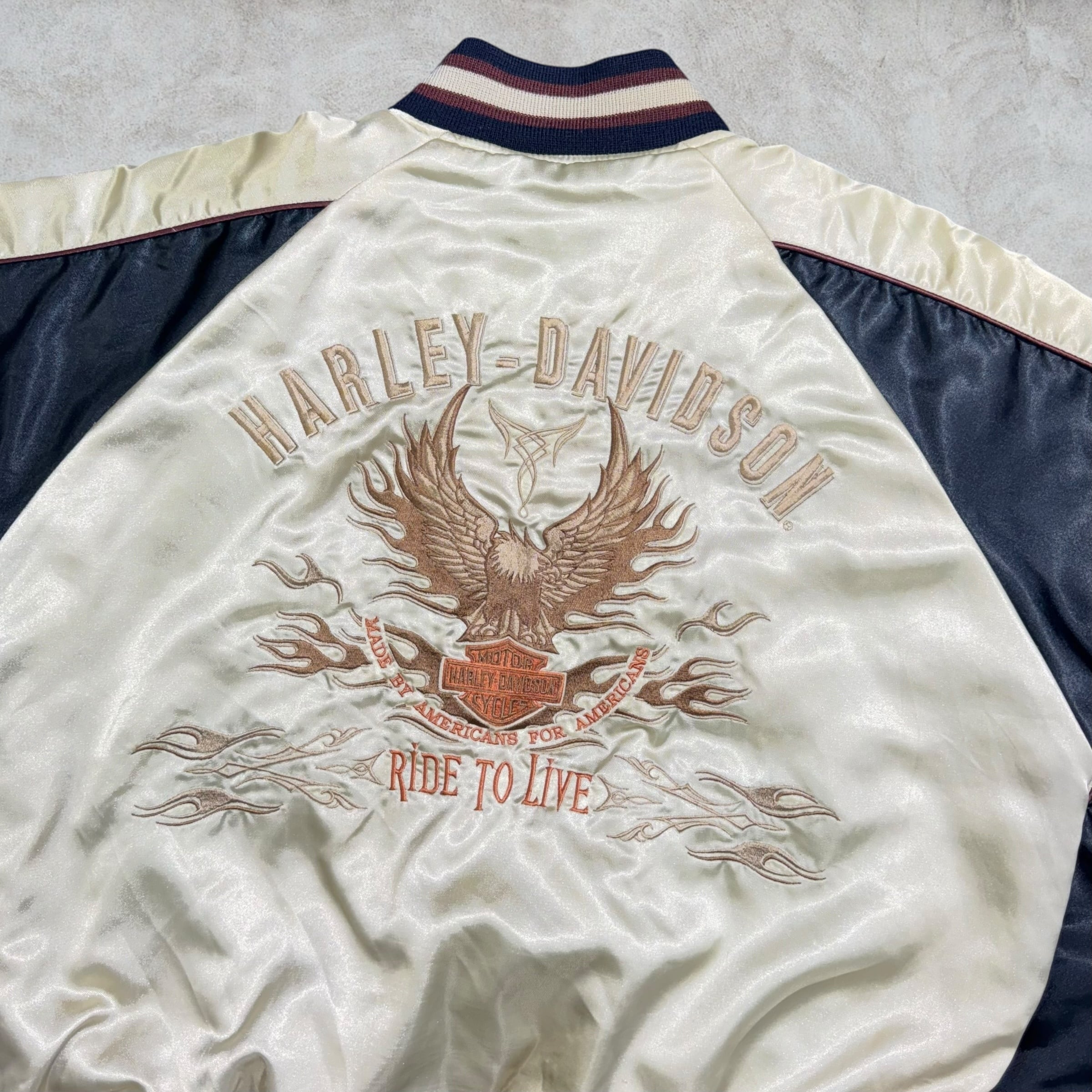 90's~00's Harley-Davidson Jacket “スカジャン”【Roots店】 | Pay ID