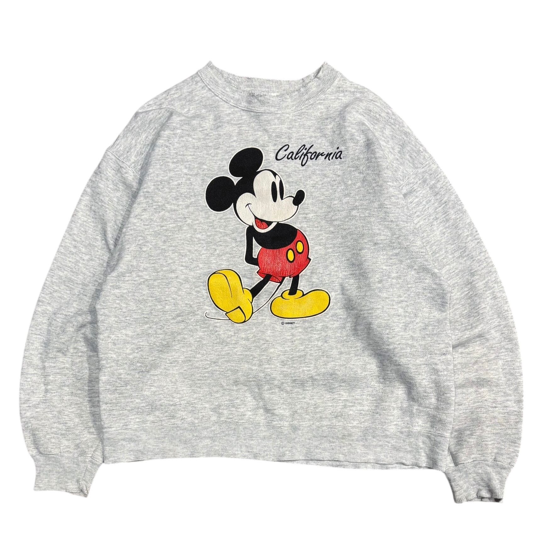 90's Disney Mickey Mouse Sweat Shirt L / ディズニー ミッキーマウス