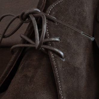 Loake ローク PIMLICO 本革 スエードチャッカブーツ ダークブラウン