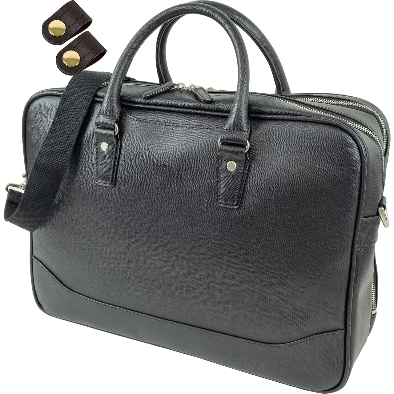 竹八謹製 (タケハチ) ビジネスバッグ ノートPC対応 自立2室式 B4