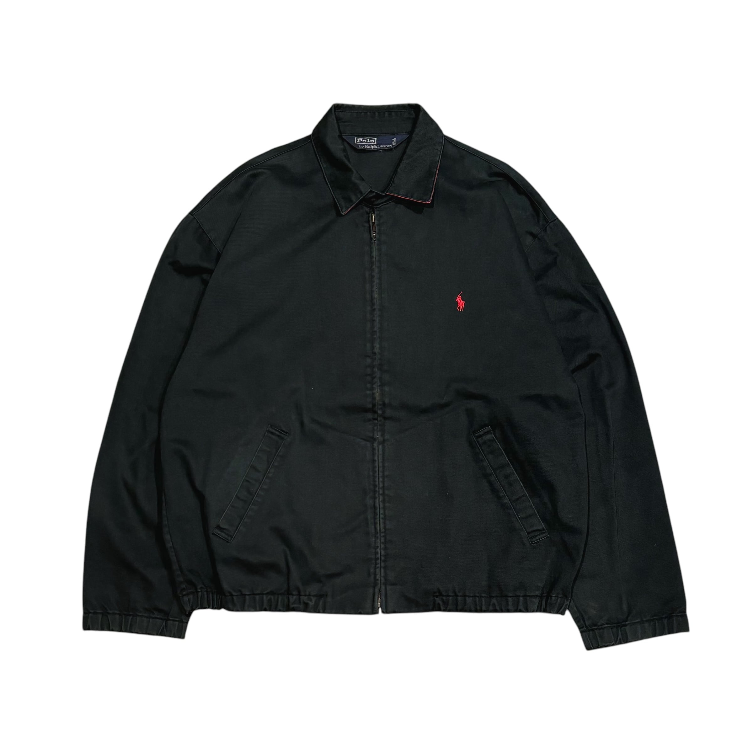 90's Polo Ralph Lauren Swing Top Black M / ポロ・ラルフローレン