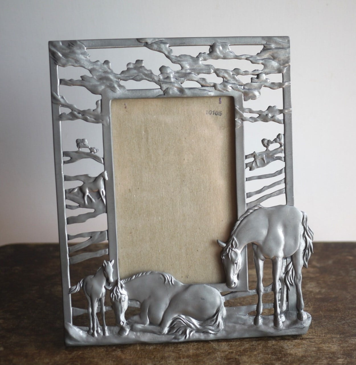 馬フォトフレーム Seagull Pewter シーガルピューター 錫製 カナダ