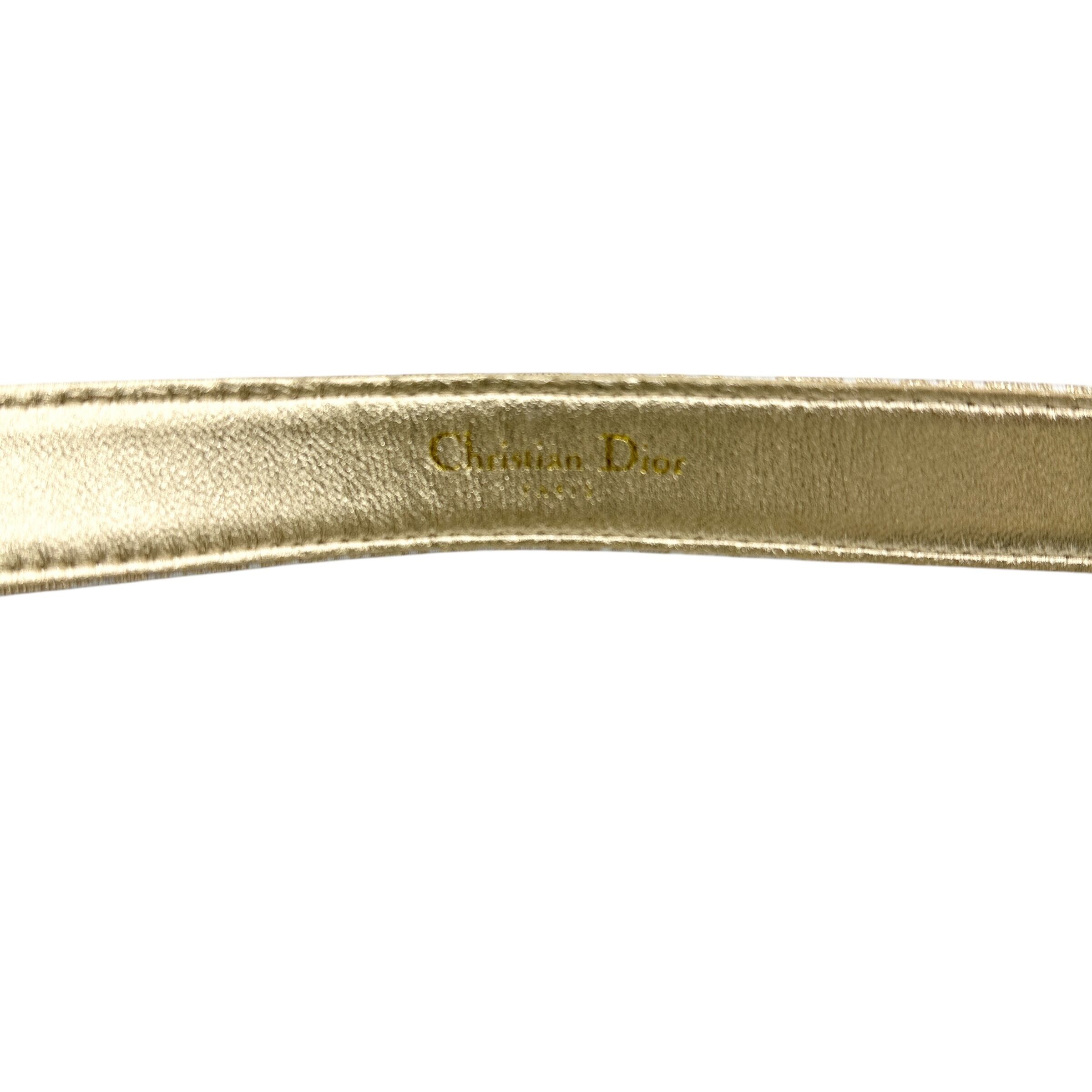 Christian Dior ディオール CDバックル ベルト ゴールド アクセサリー