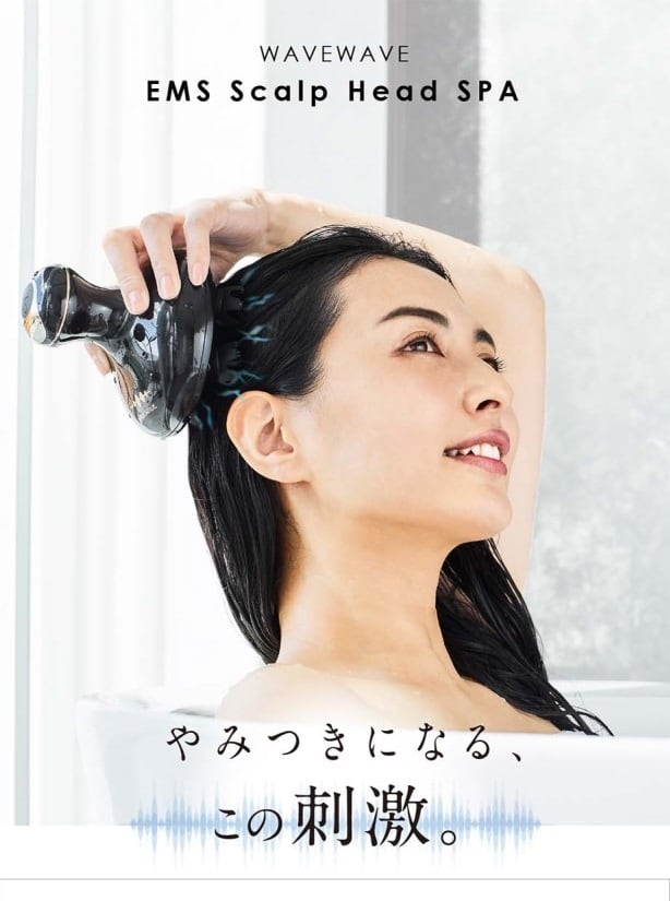 WAVEWAVE EMS スカルプヘッドスパ 美顔器 EMS効果 ヘッドマッサージ