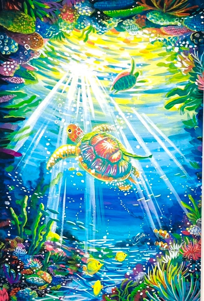 直筆サイン入り！A2サイズポスター「さんごのトンネル」 | ちゃずの