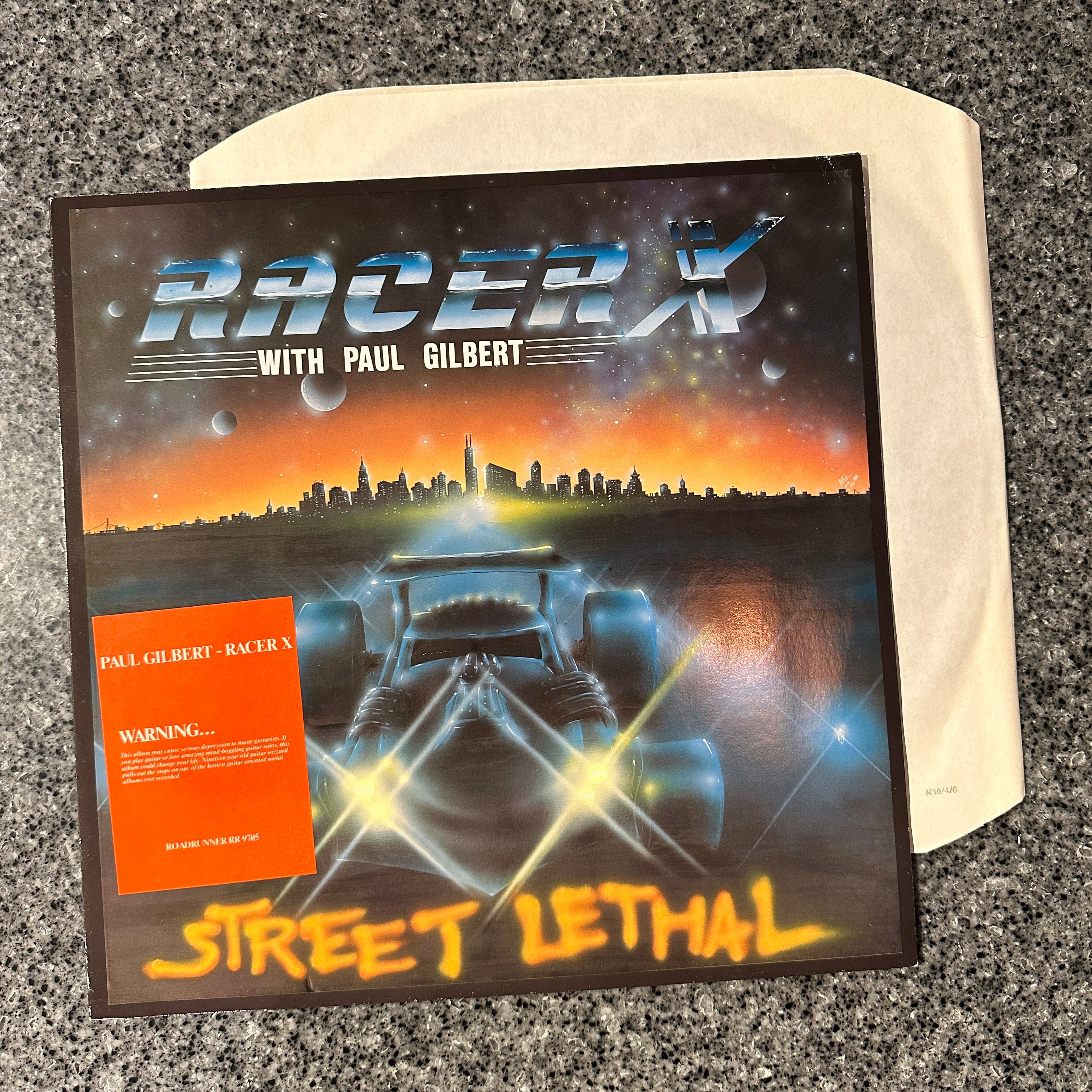 LP】RACER X WITH PAUL GILBERT/Street Lethal | SORC 中古アナログ