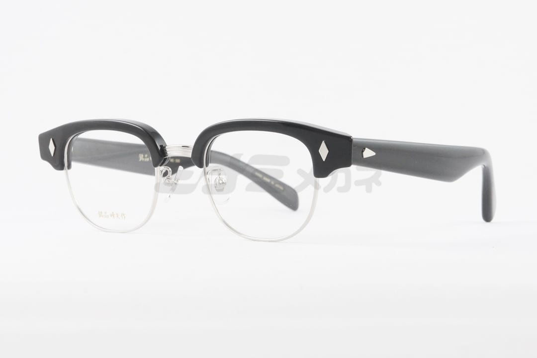 銘品晴夫作 メガネ ME-300 C-1 サーモント ブロー ウェリントン