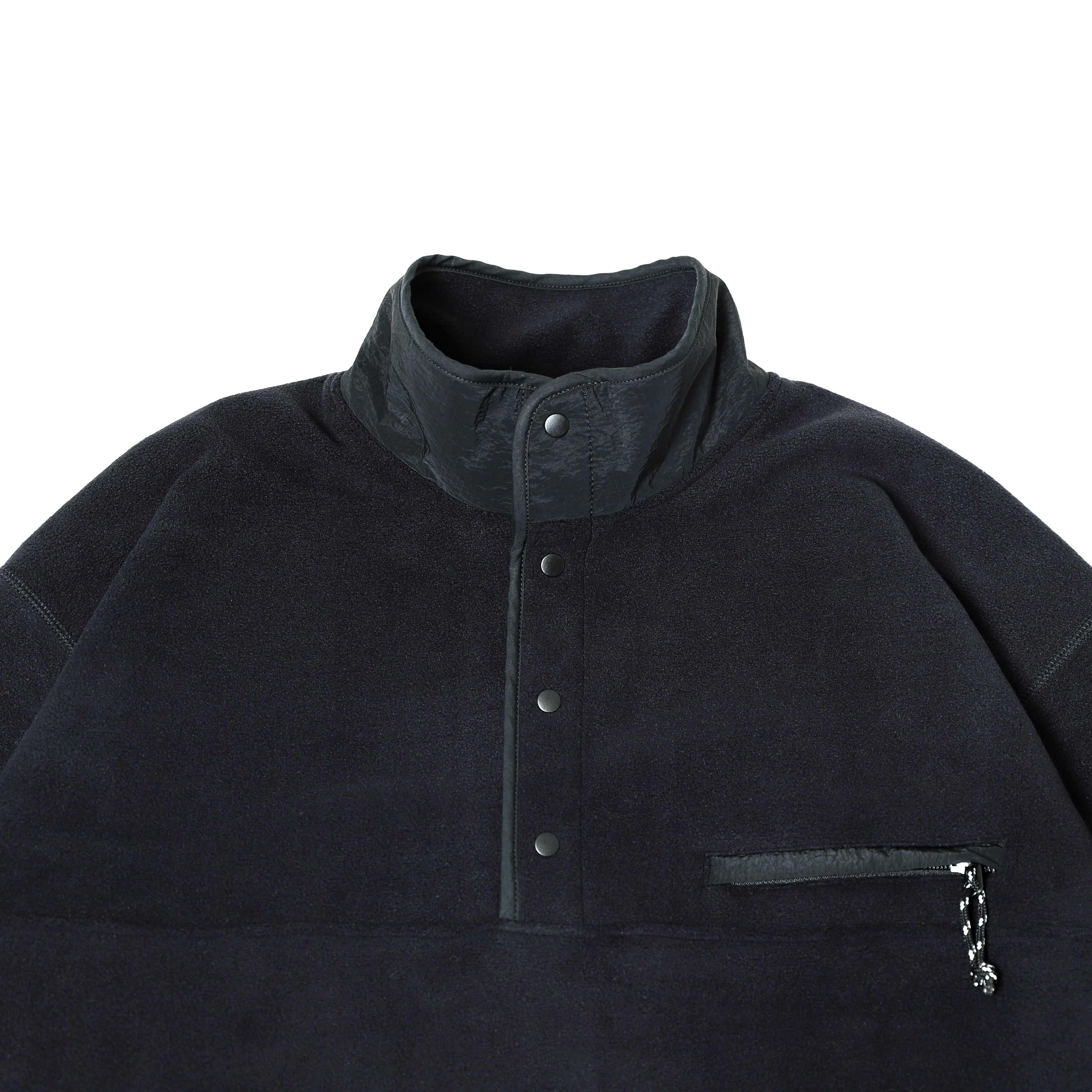 Micro Fleece Nylon Combination P/O Jacket | OVY