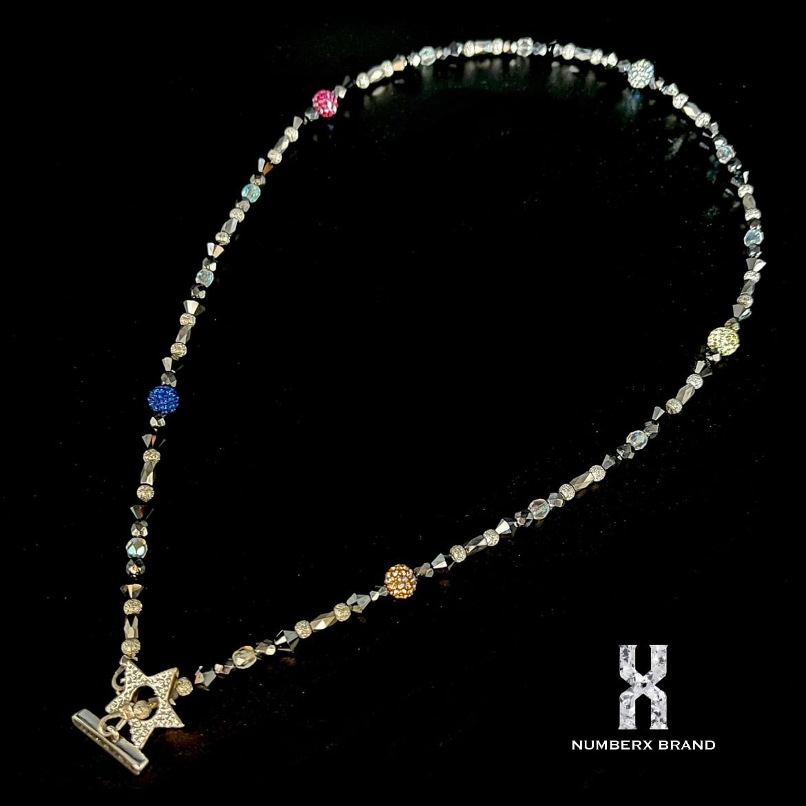 ジェットブラック】X(エックス) Sシリーズ ネックレス | NUMBERX BRAND