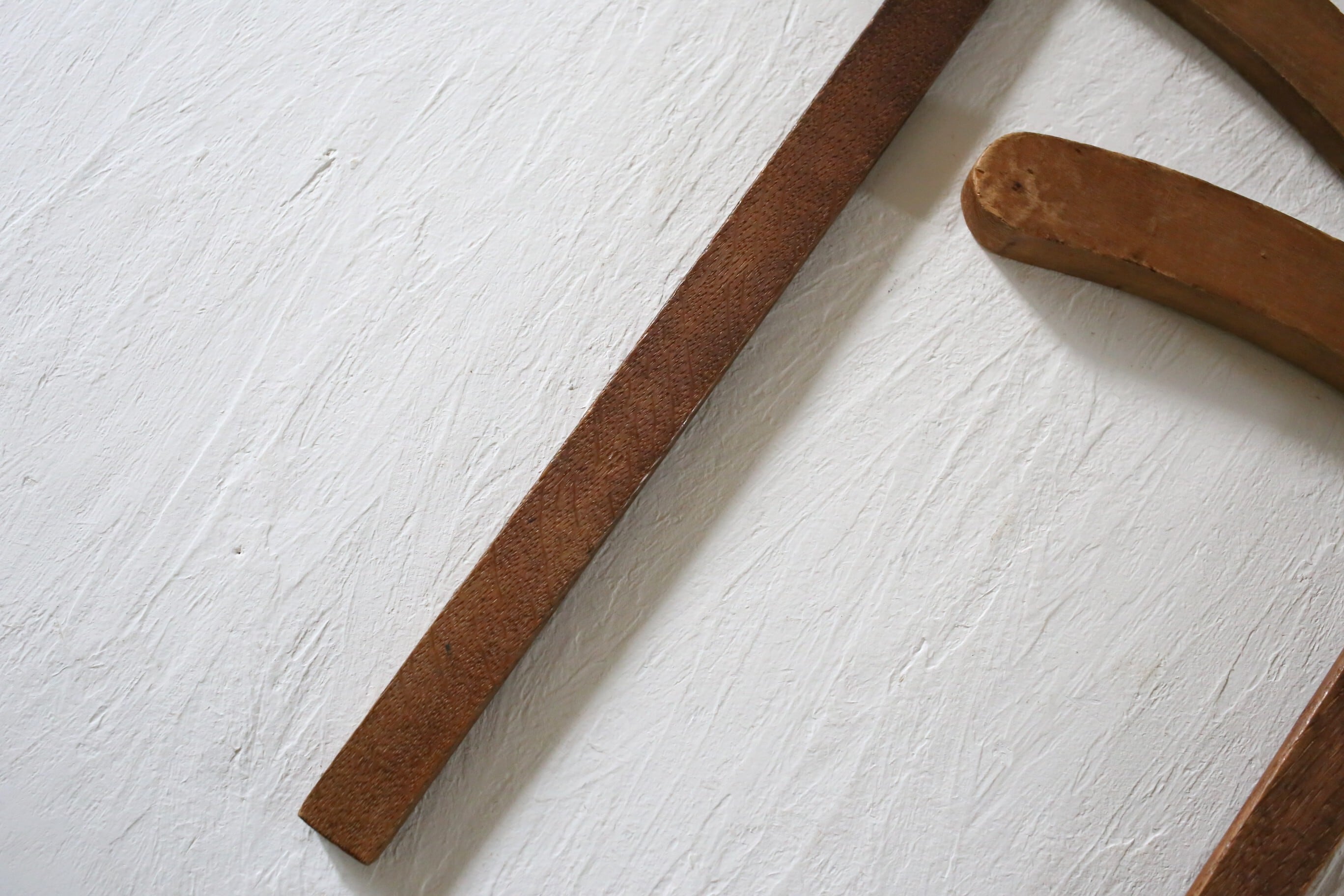 フランス アンティーク ヴィンテージ 木製 十字ハンガー クロス