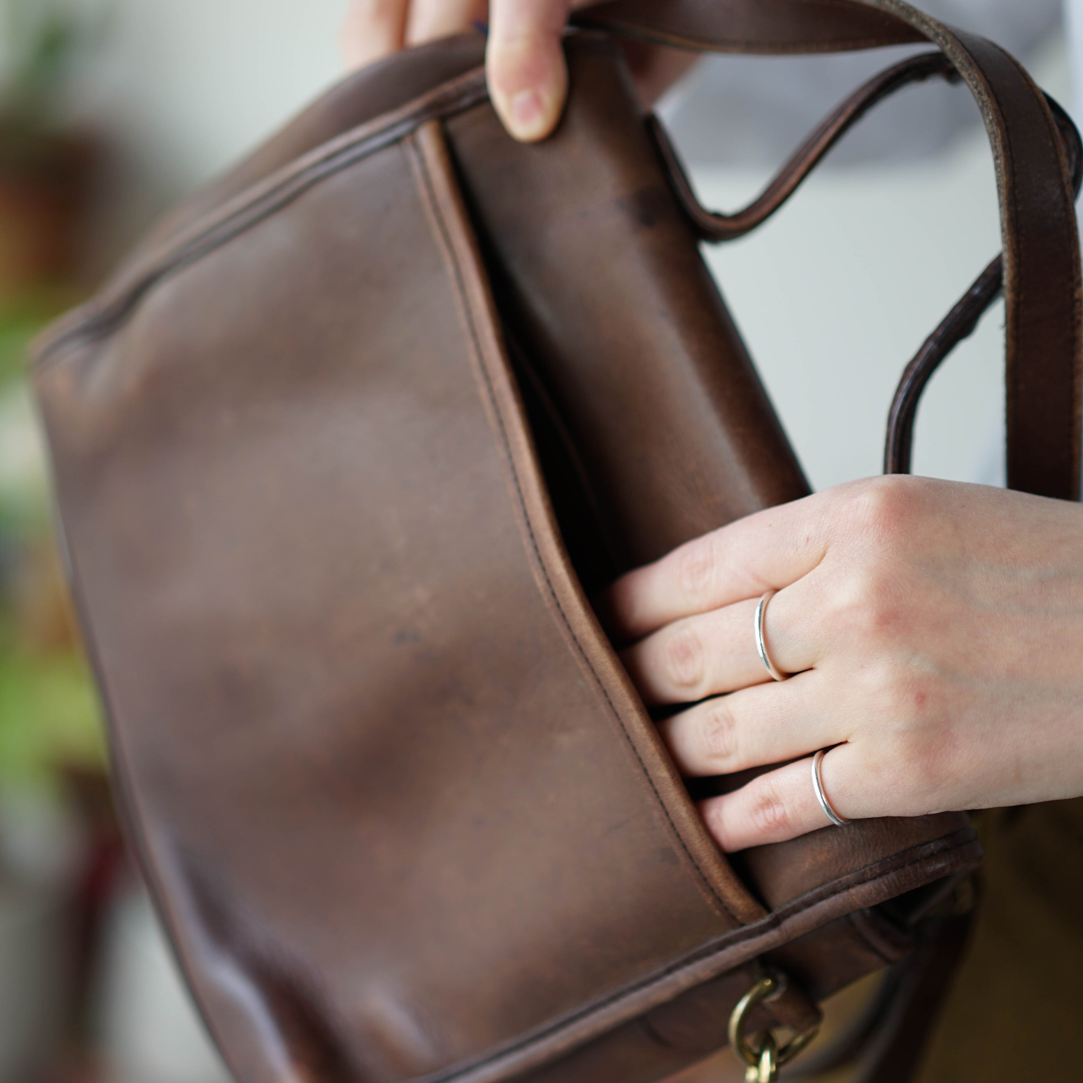 COACH オールド コーチ ショルダー バッグ ターンロック 1995年製