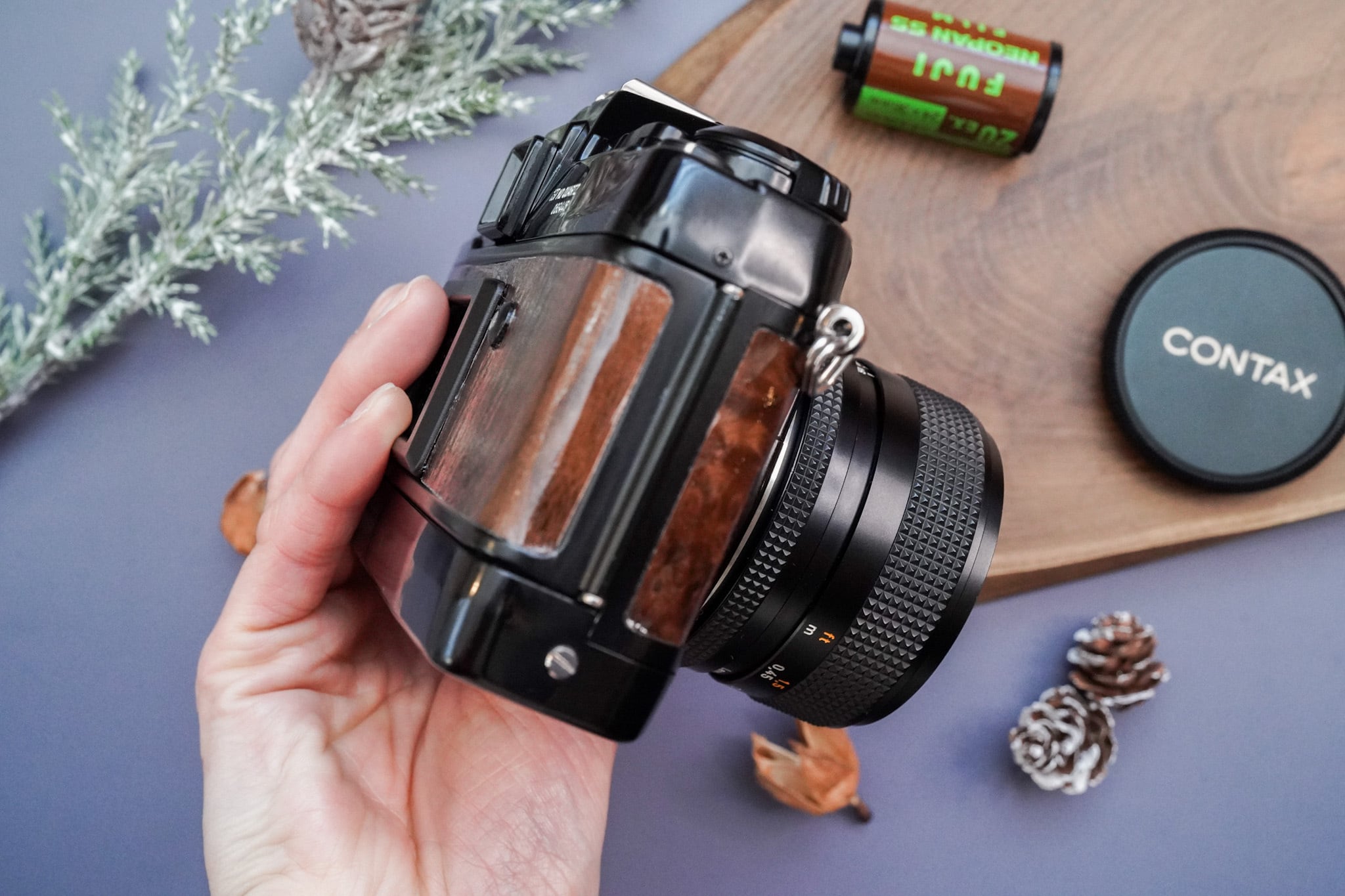 Claro Walnut クラロウォルナット CONTAX 137 MD Quartz | Macha Cameras