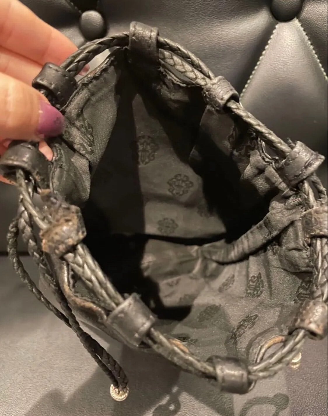 CHROME HEARTS クロムハーツ ドローストリングサック バッグ 巾着