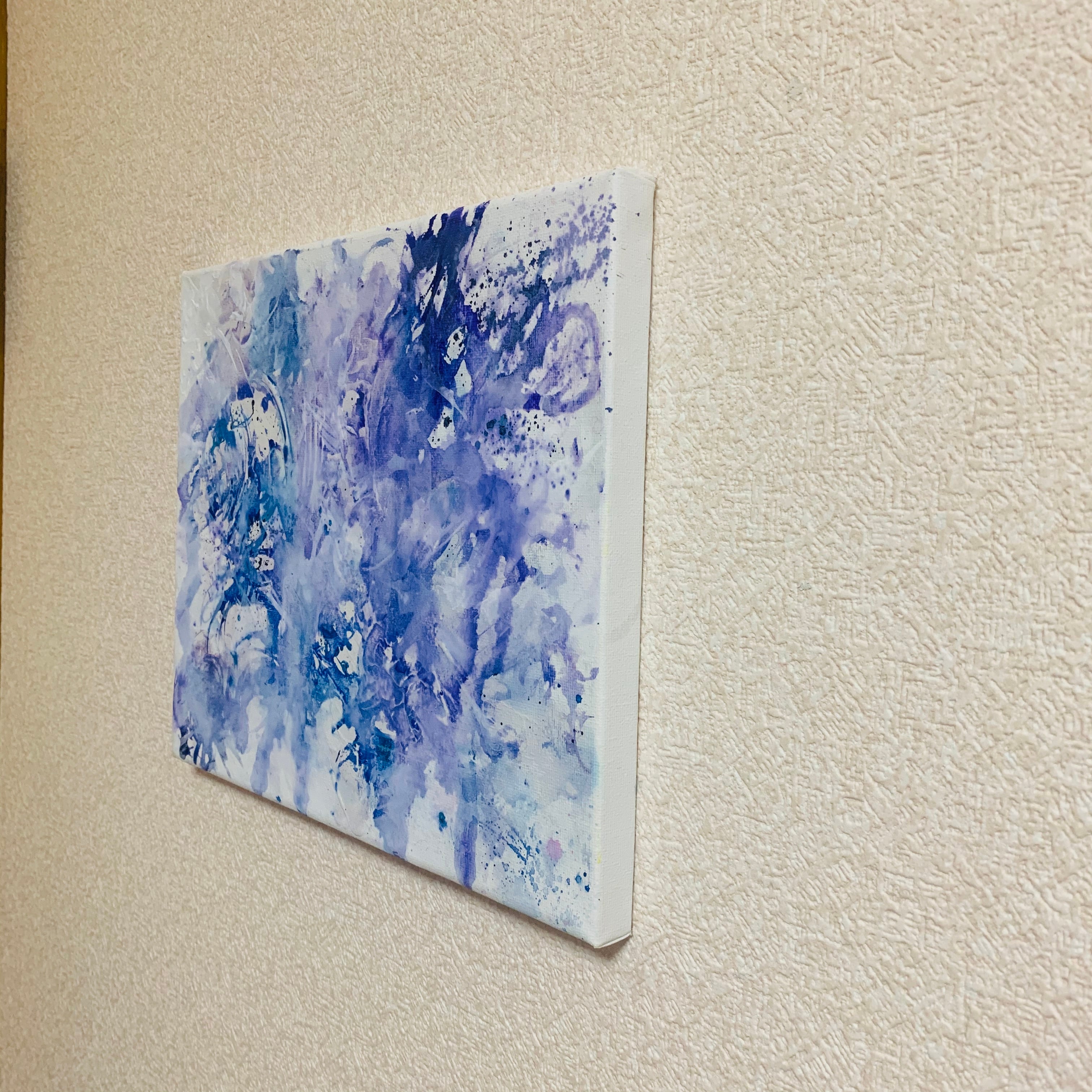 抽象画アート No.013 カラーインク F3サイズ | Kasui_Artwork