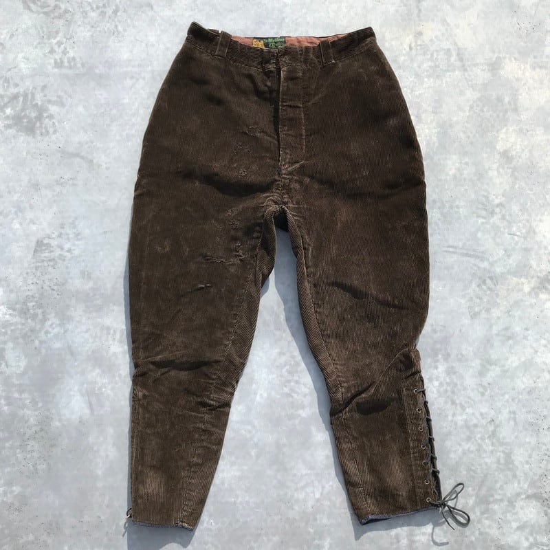 40's 50's Le Meilleur d'Amiens 太畝コーデュロイ ジョッパーズパンツ