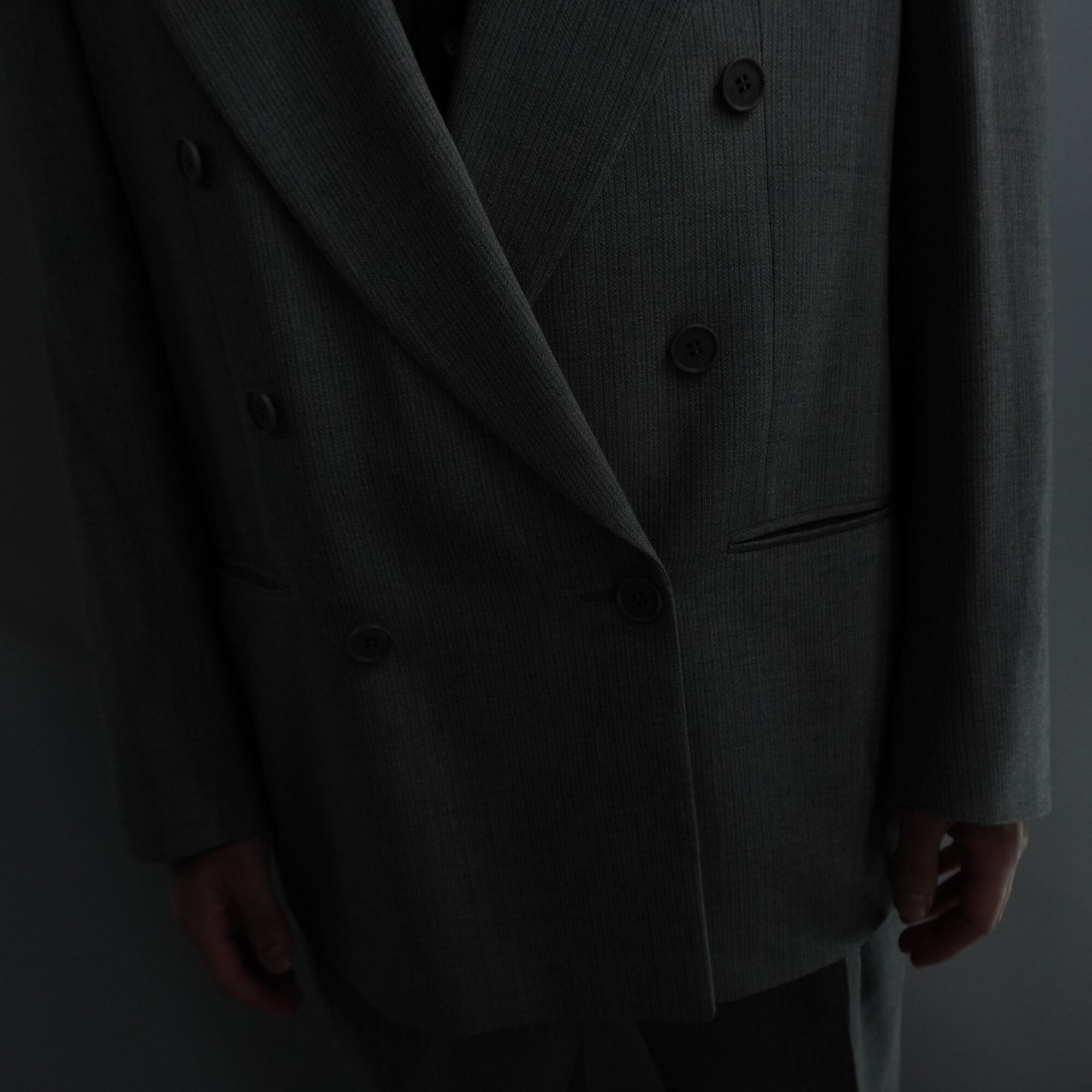 Yves Saint Laurent】 イヴサンローラン ダブルスーツ セットアップ