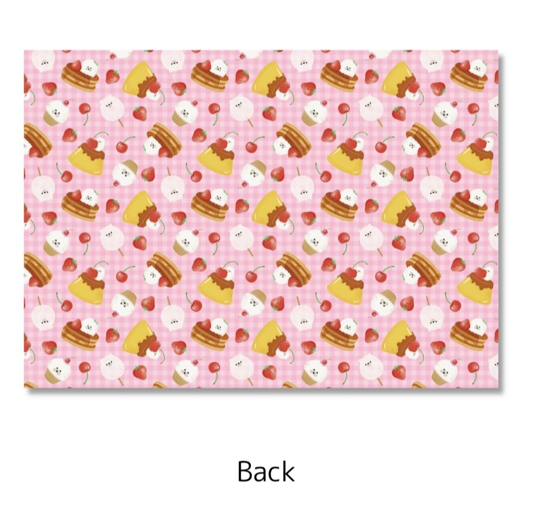 10枚 デザインペーパー スイーツドッグ / 10-sheet Set, Design Paper