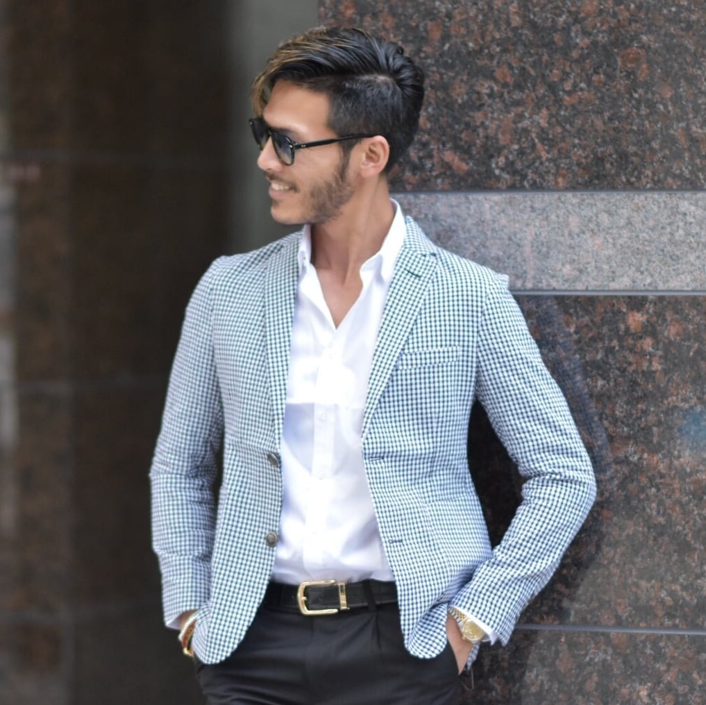 春夏向け】ギンガムチェックジャケット | Buona Vita(ボナヴィータ)