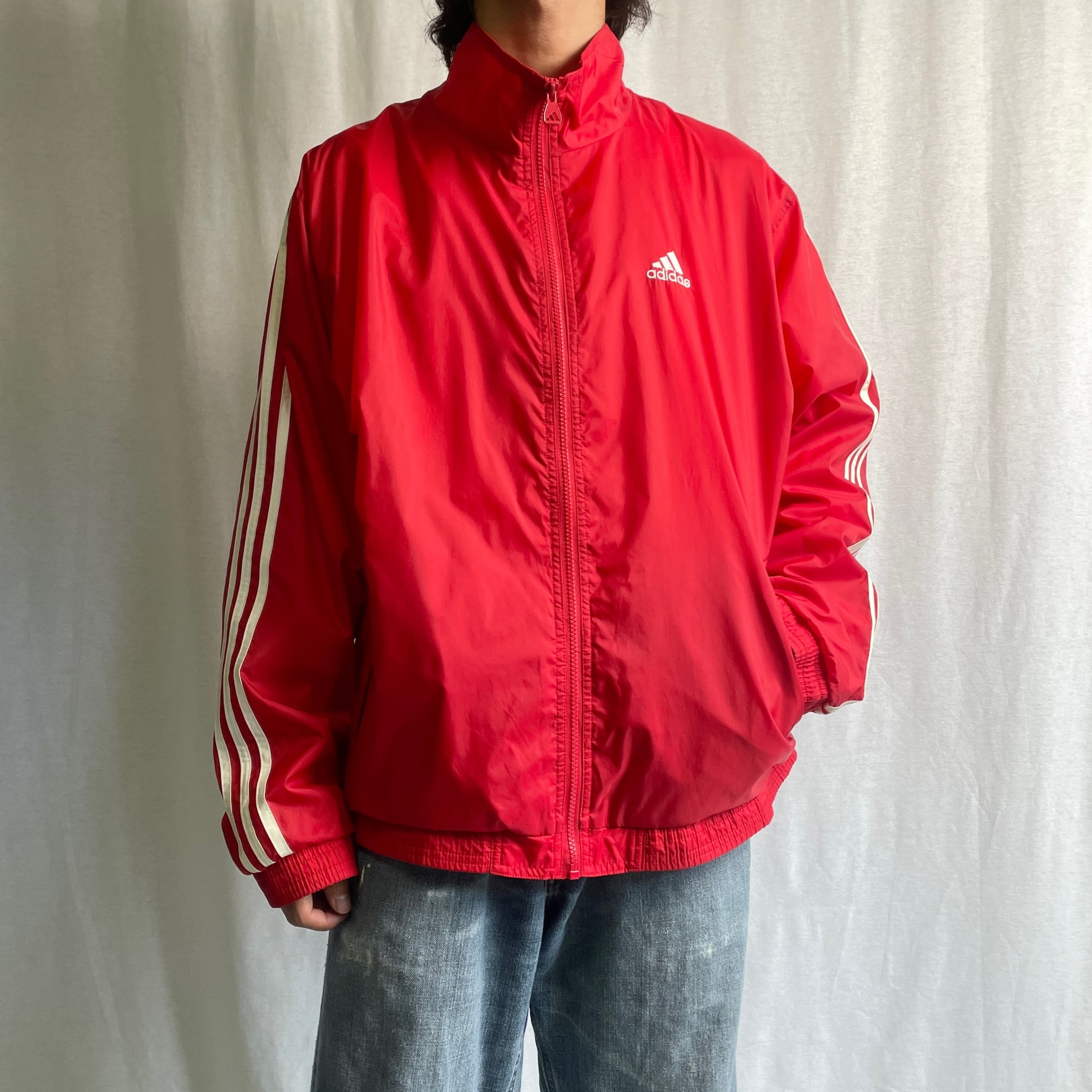 90年代 adidas TEAM アディダス チーム ナイロンジャケット