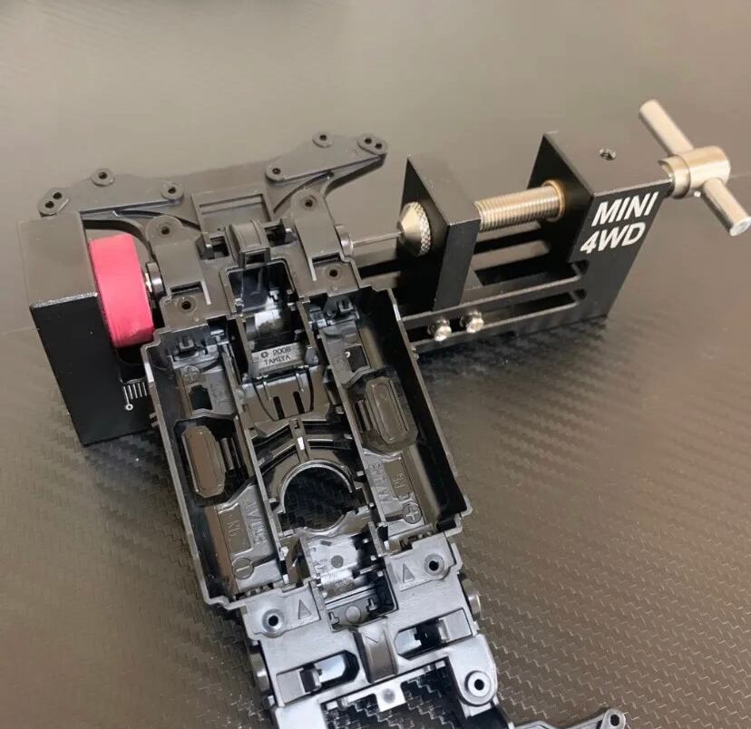 ミニ四駆 ホイール圧入治具 ブラック | IDEA models.