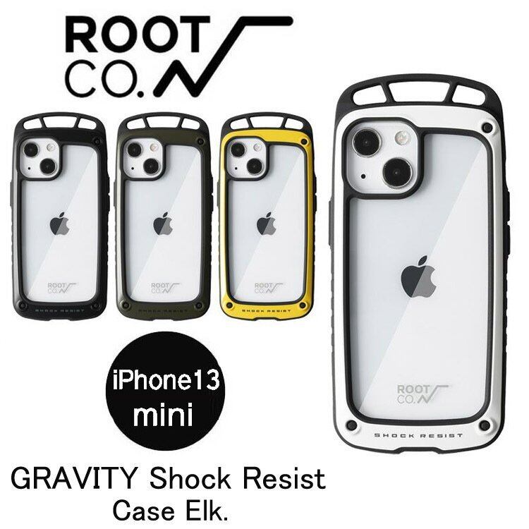 ROOT CO. iPhone13mini専用 アイフォン13 ミニ GRAVITY Shock Resist