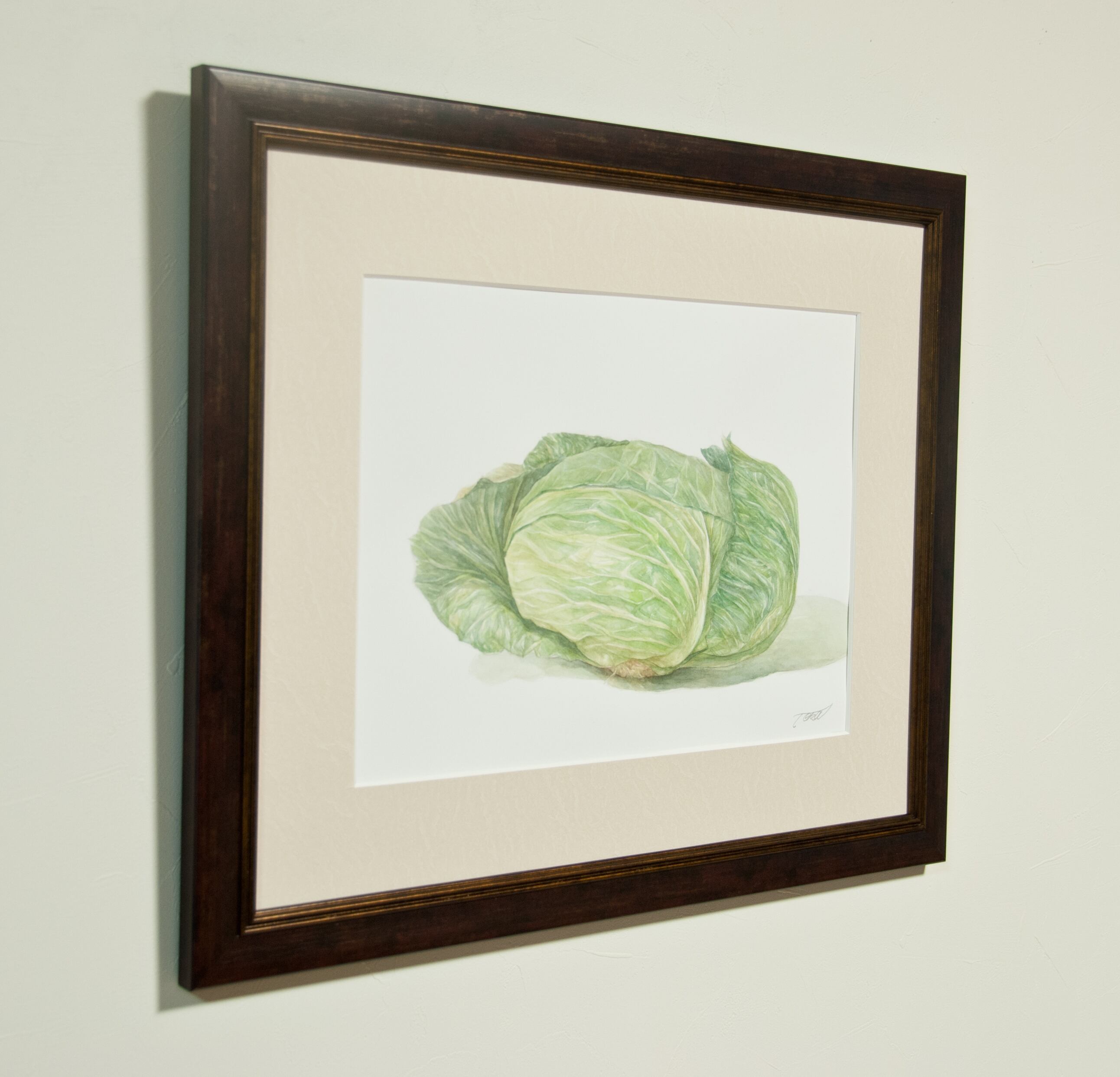 水彩画 F4号 「キャベツ」 | toka718