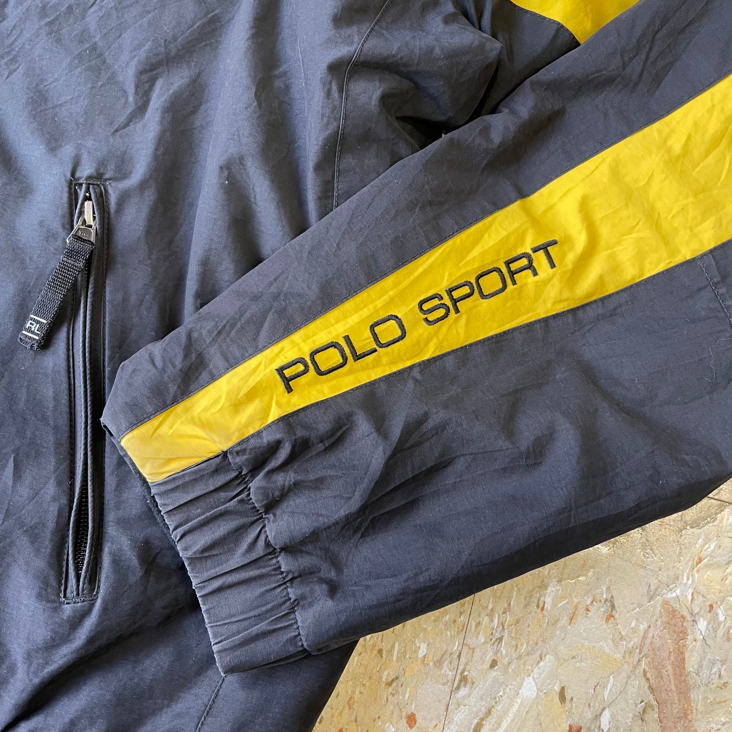 90s 【POLO SPORT】 ポロスポーツ リバーシブル フリース ジャケット