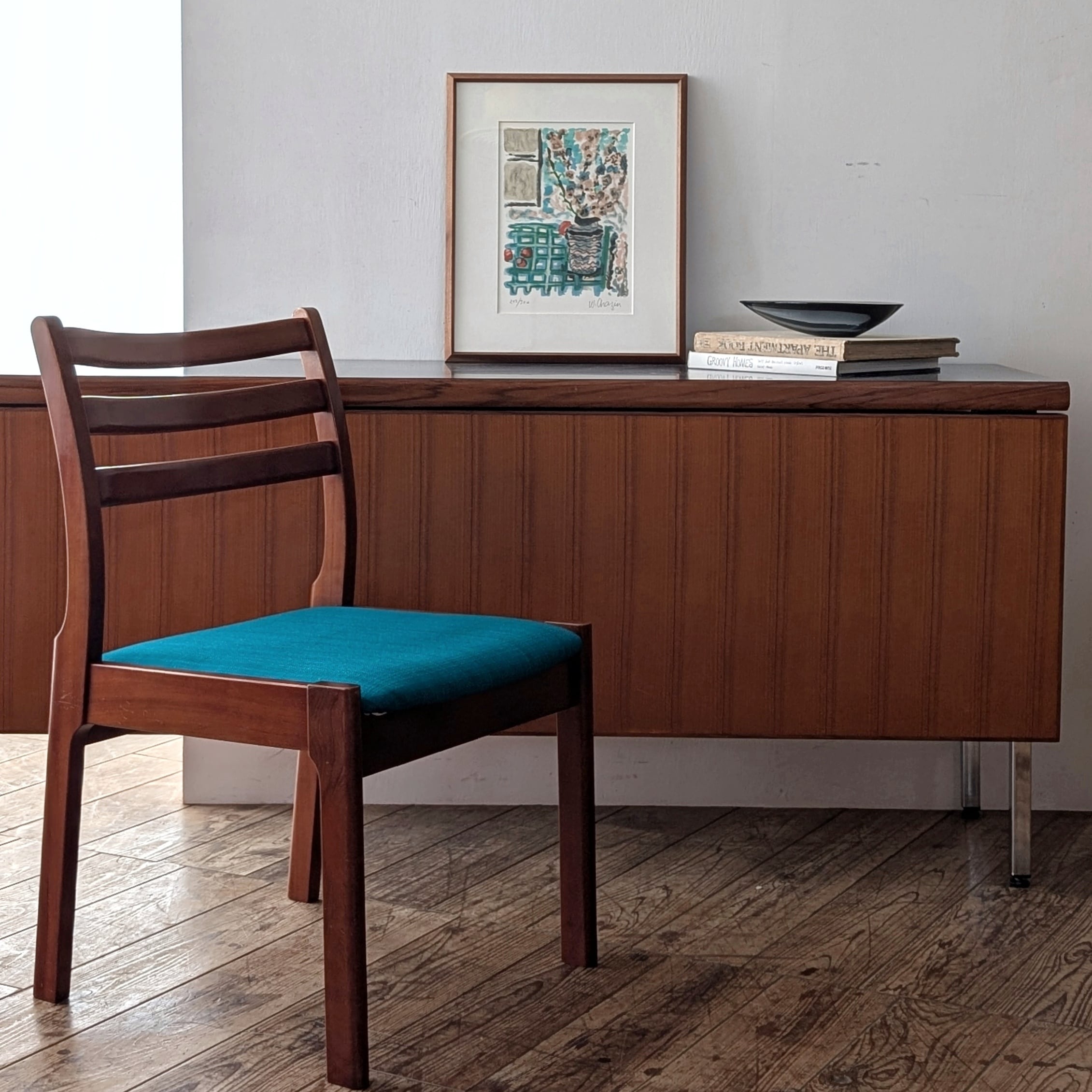 送料込 天童木工 TENDO BRASILEIRA ダイニングチェア ローズウッド