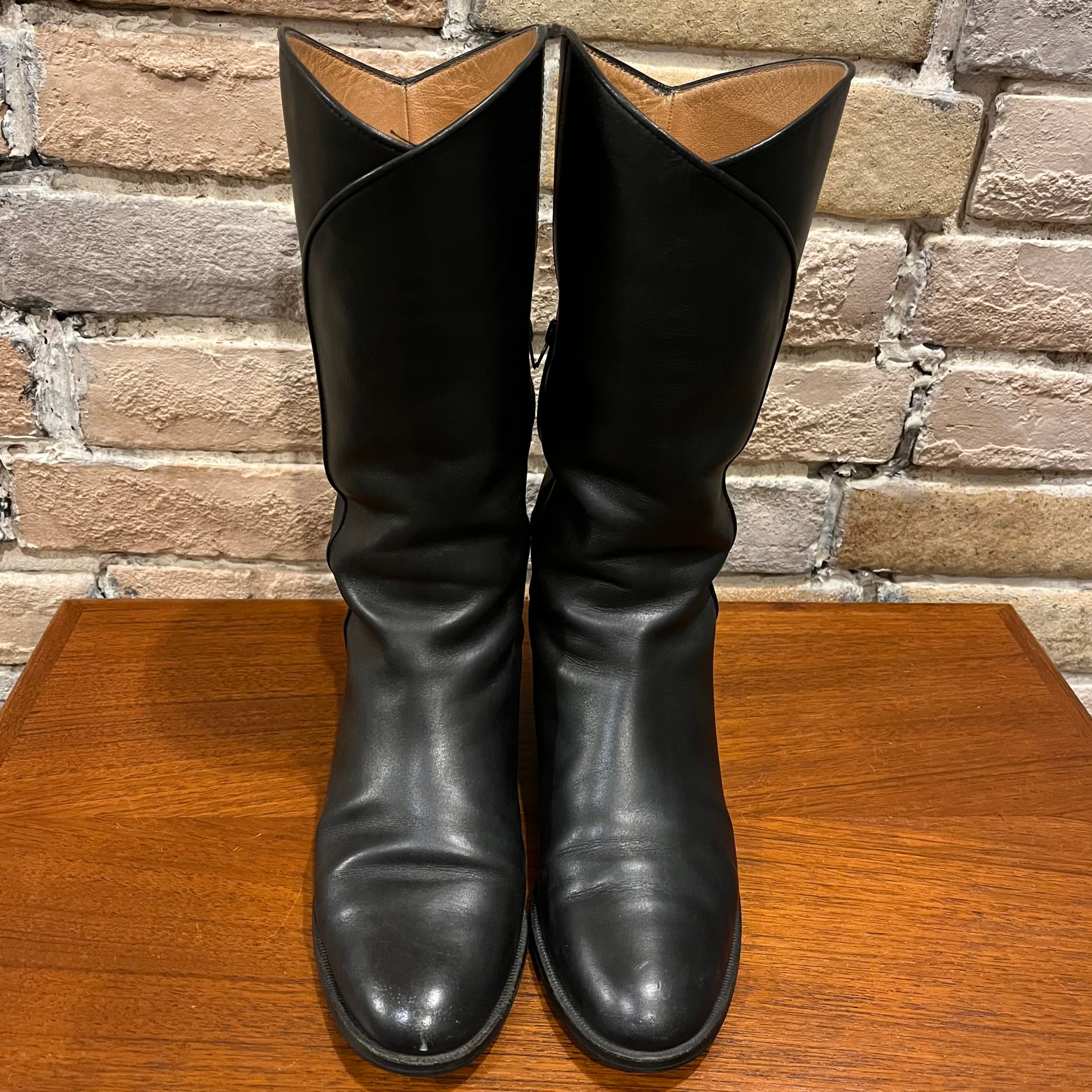 tanino crisci leather long boots size36 タニノクリスチー