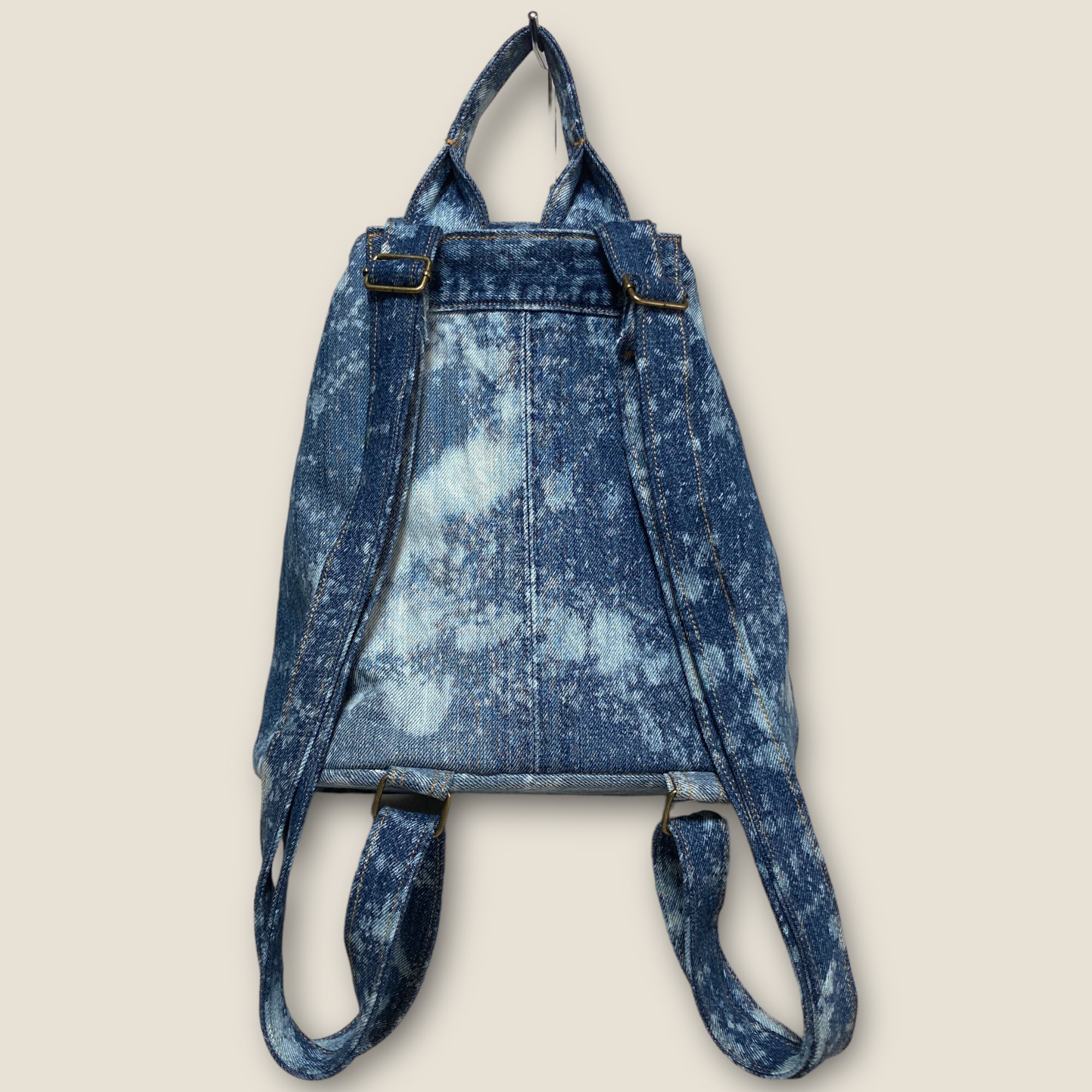 02 デニムリメイクバッグ バックパック remake backpack しぼり