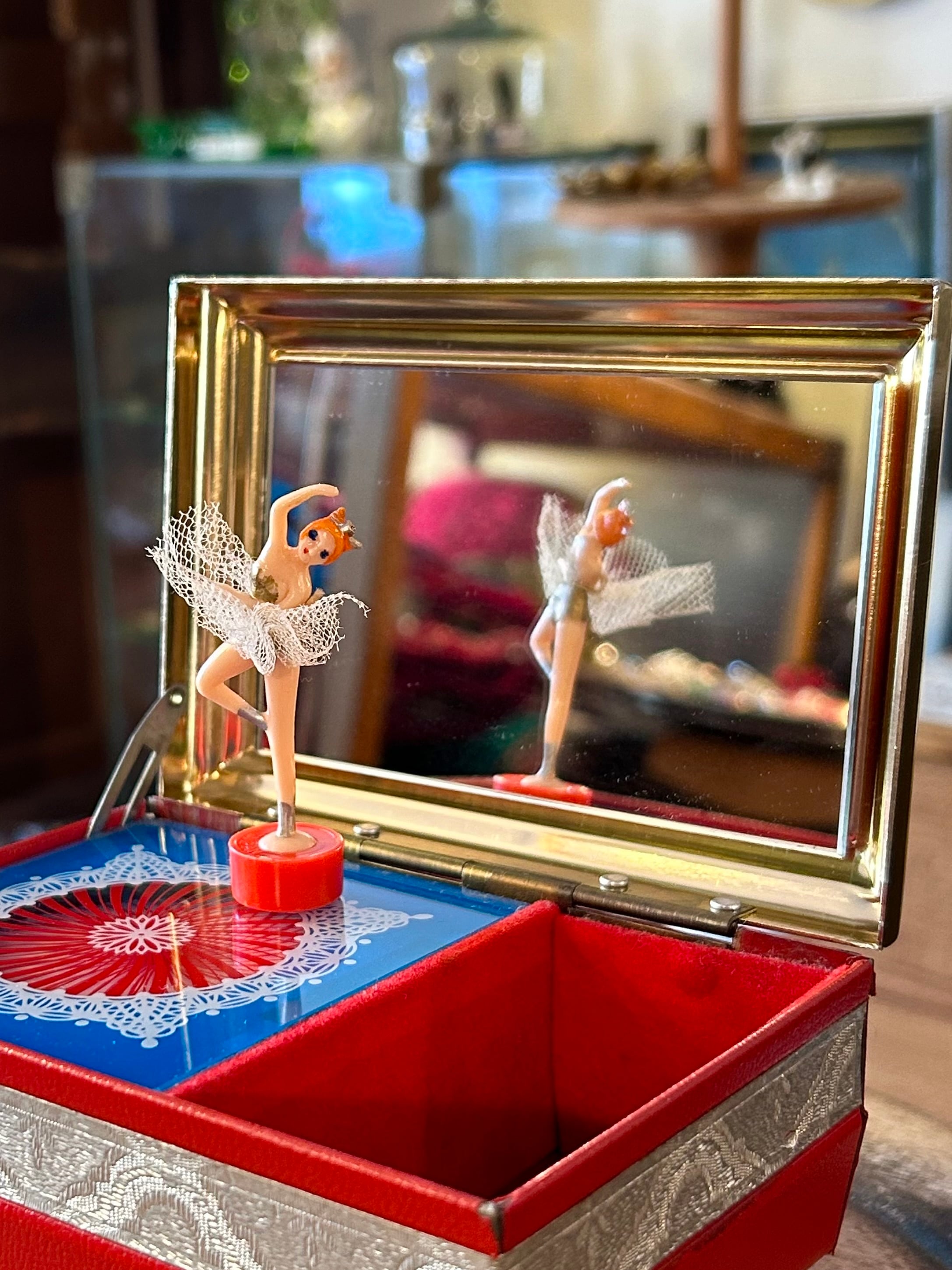 昭和レトロ バレリーナ オルゴール 宝石箱 | choice