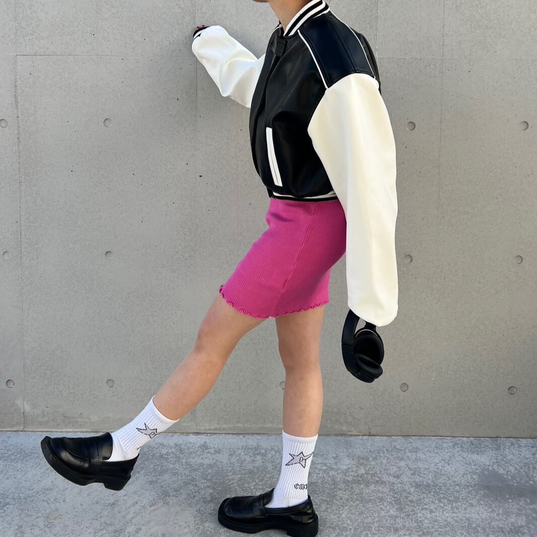 ショート丈スタジャン_LN01949 | lanan(ラナン)