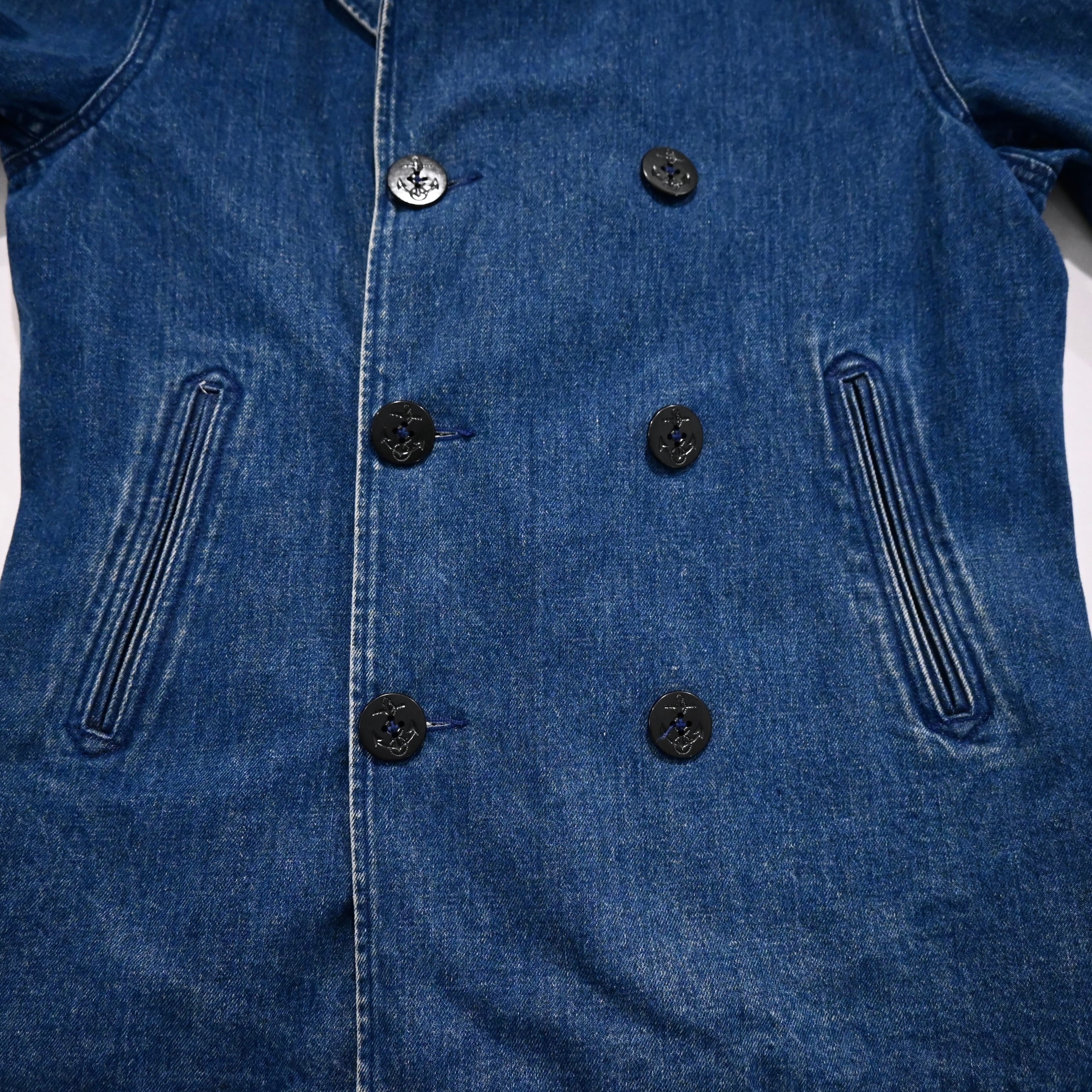 90's Ralph lauren denim P coat ラルフローレン Pコート | CROUT SAKAE