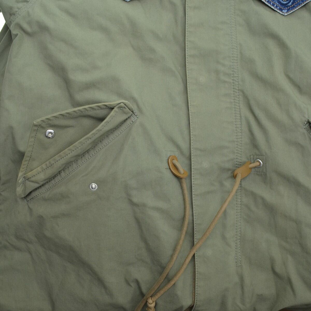 sacai / サカイ 19AW 19-02062M DENIM DOCKING MODS COAT デニム