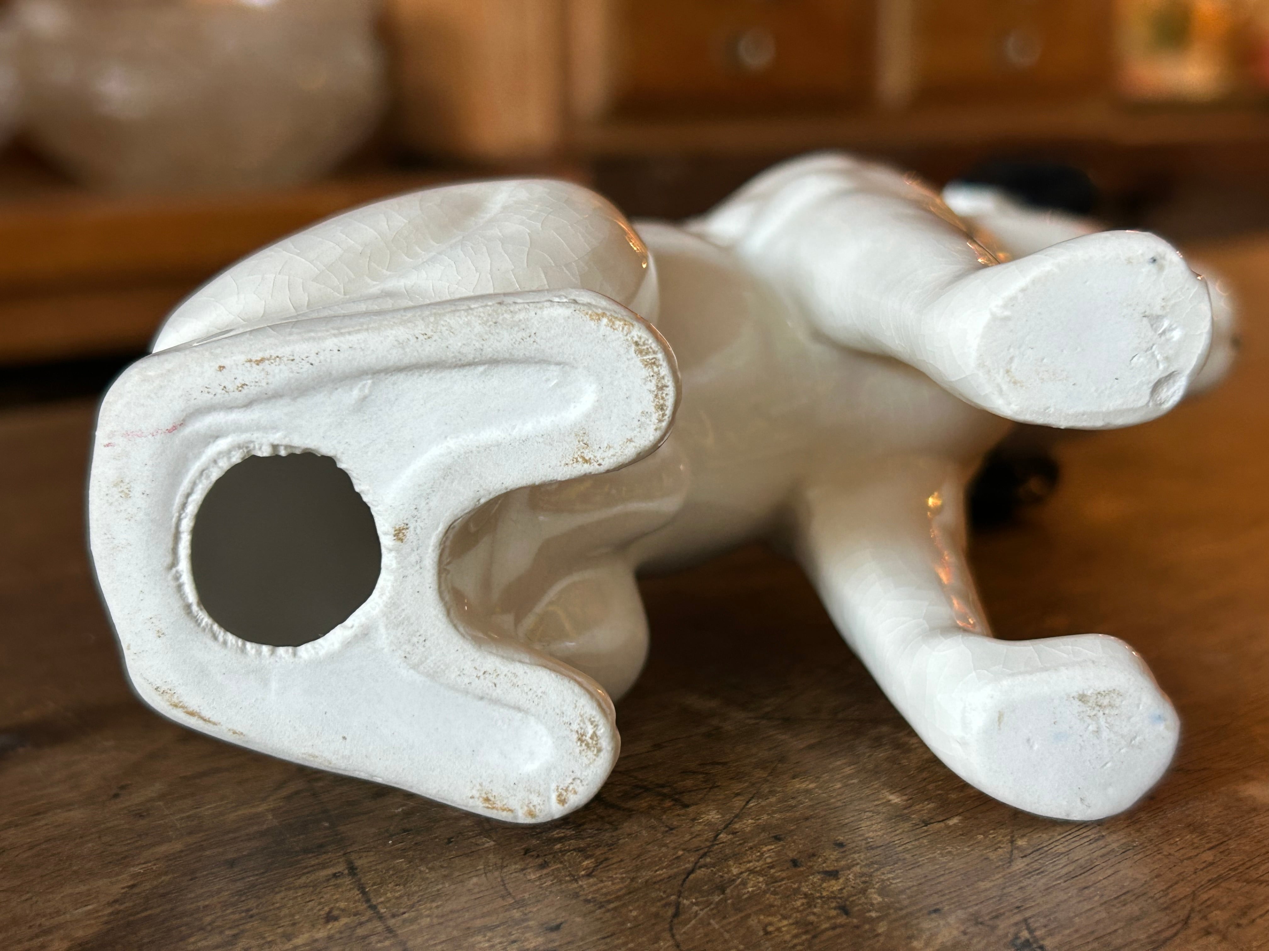 昭和レトロ Victor ビクター犬 ニッパーくん 陶器製 置物 | choice