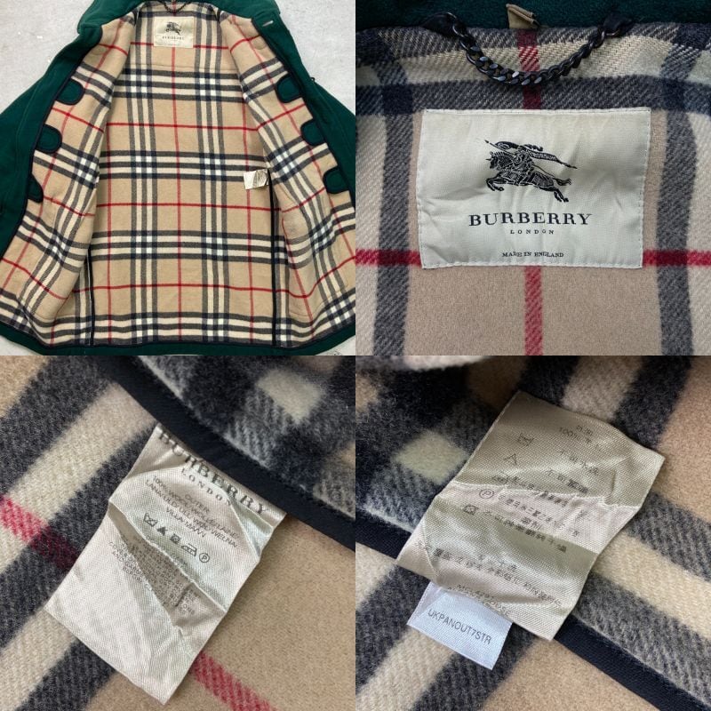 Burberry's バーバリー ウール ダッフルコート メンズL相当 古着