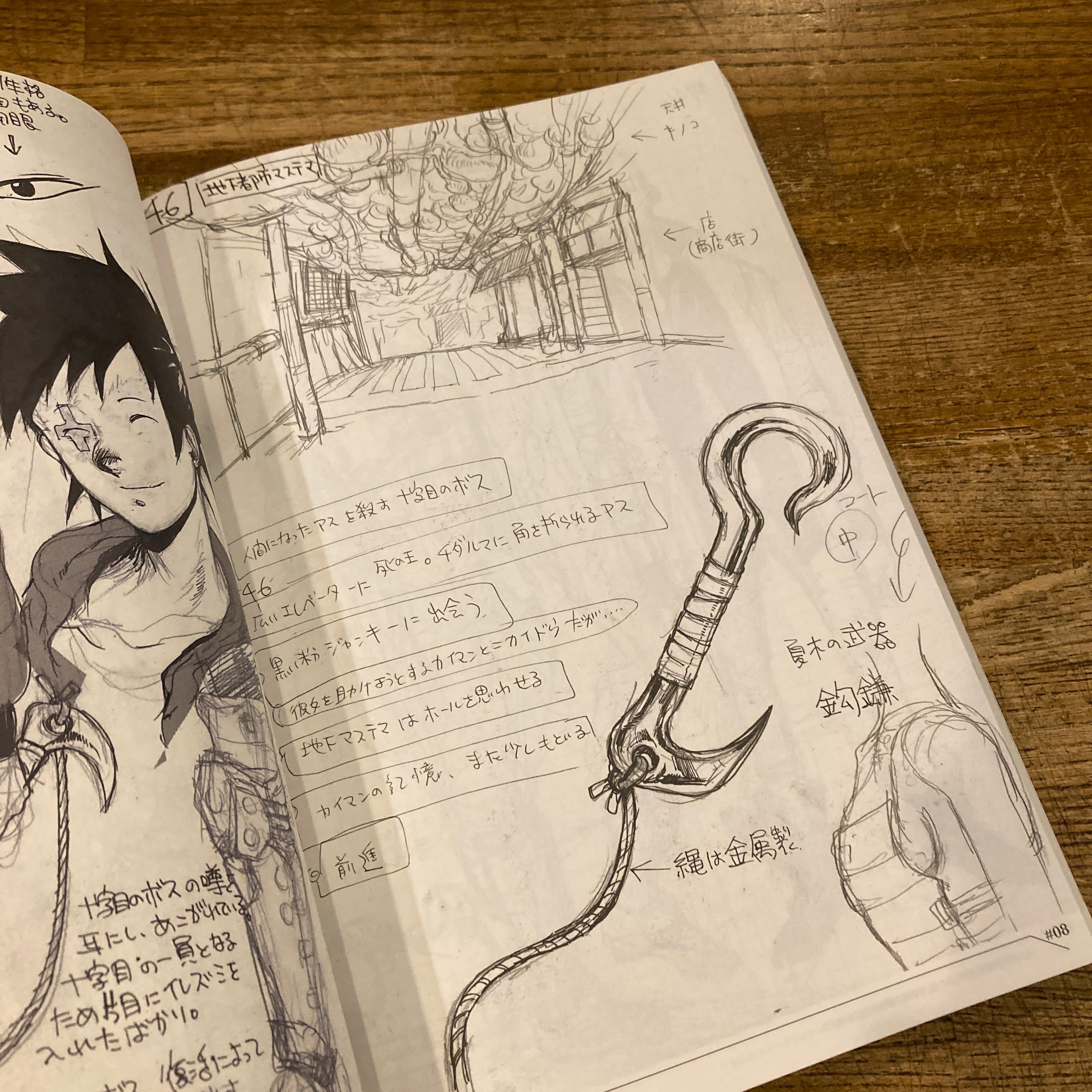 ドロヘドロ原画展 ドロヘドロ スケッチブック / 林田球 | 百年