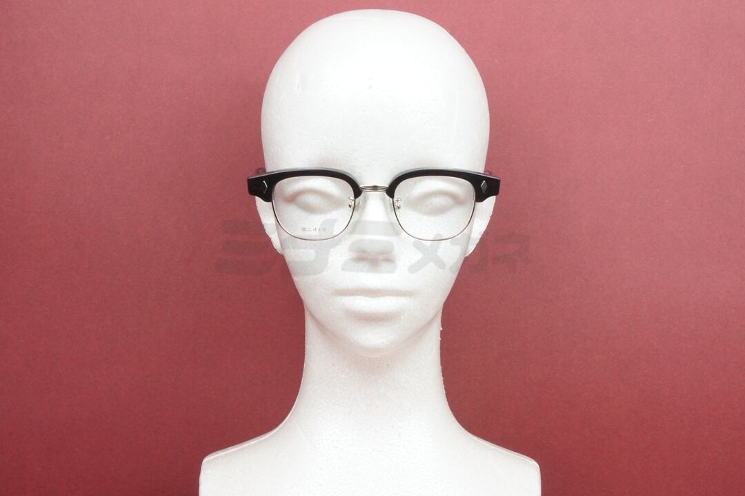 銘品晴夫作 メガネ ME-300 C-3 サーモント ブロー ウェリントン