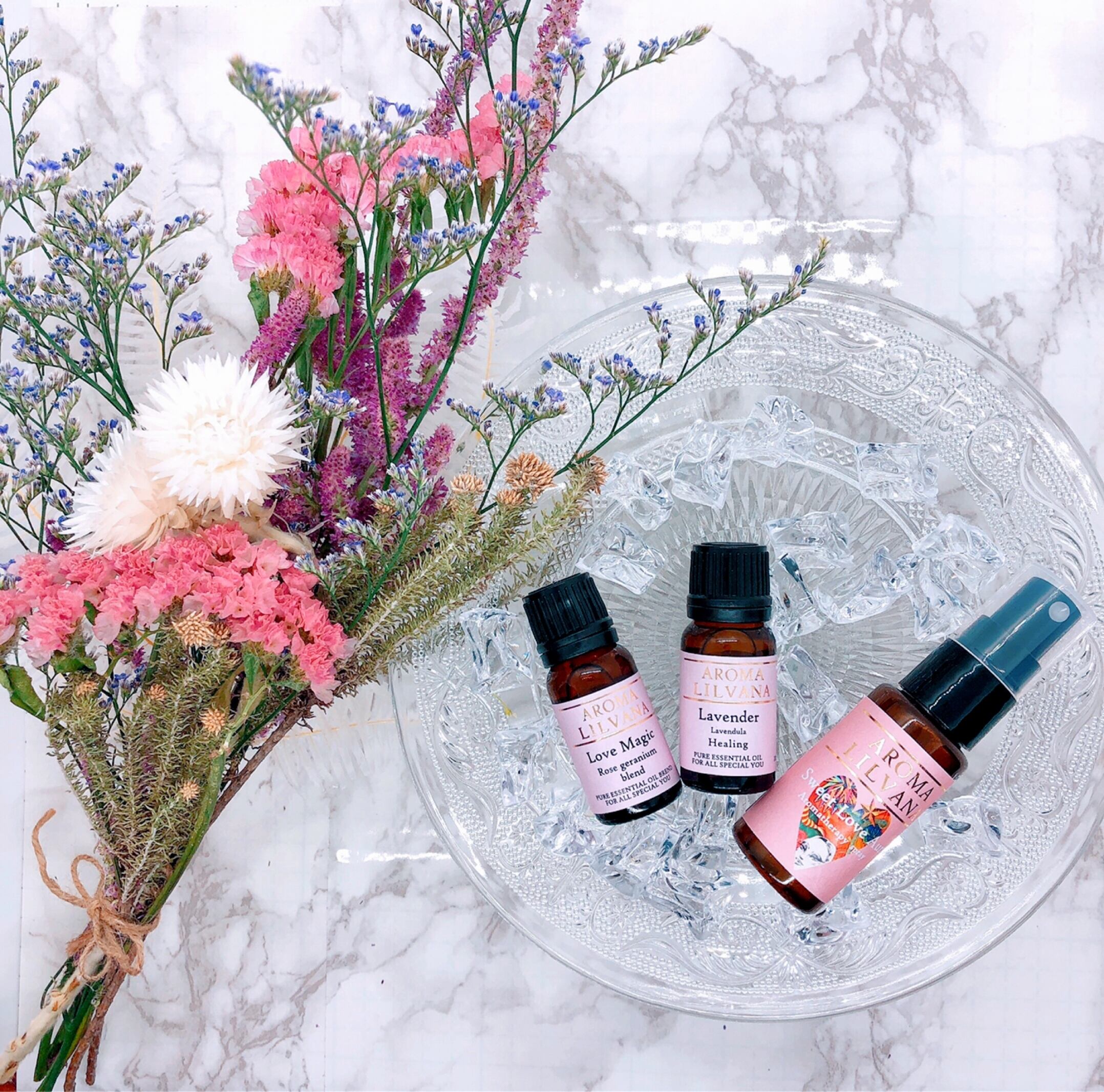 ラブマジック (ローズゼラニウムブレンド)【ブレンド精油・アロマ