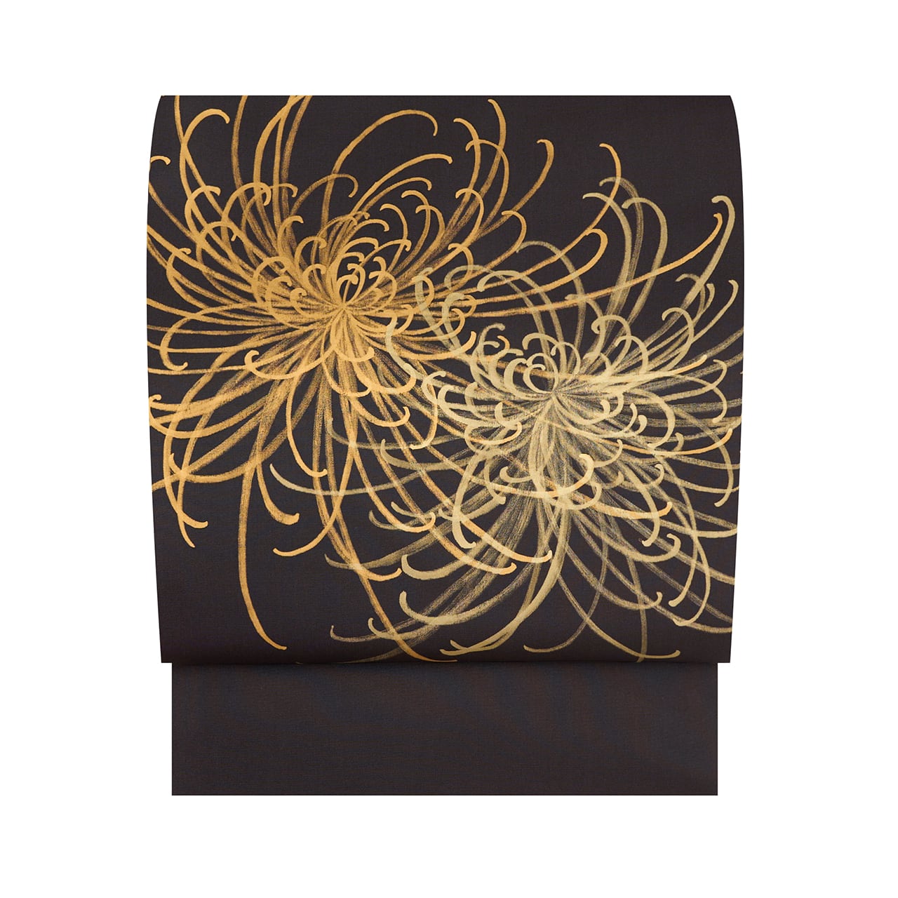 えり善扱 乱菊の模様 手描 金彩 開名古屋帯【中古】 | かわの屋