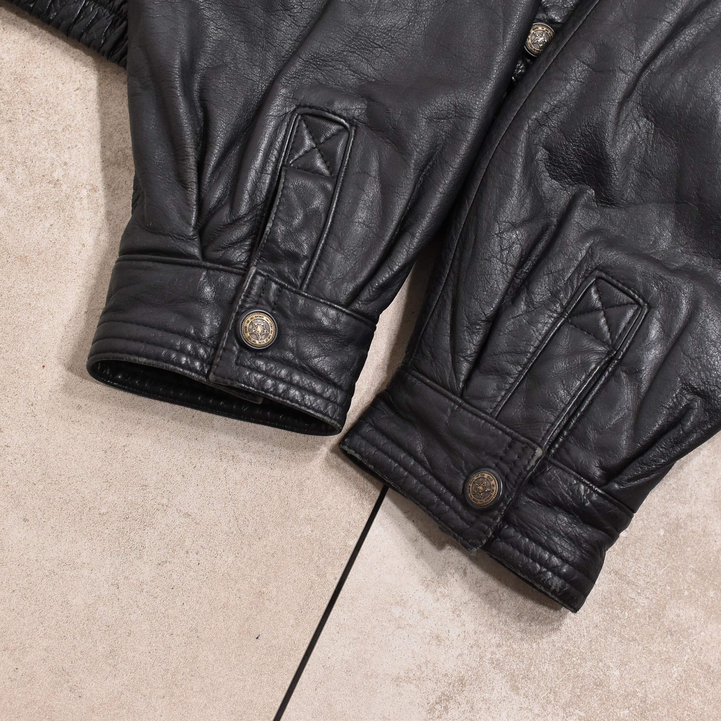 80～90s Reed sportswear leather blouson | 古着屋 grin days memory