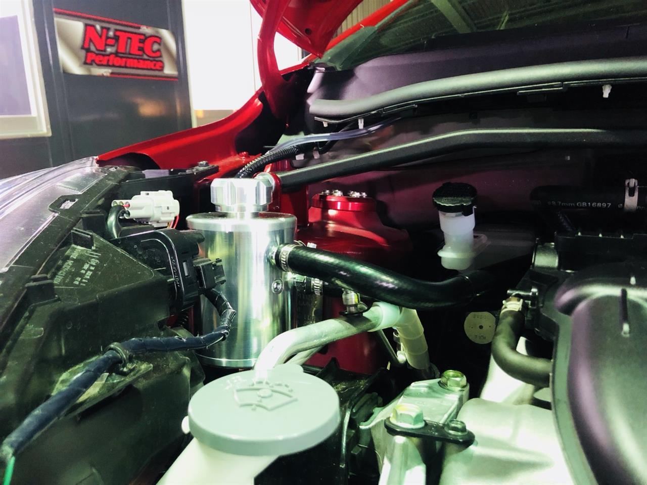 K13改/E12改『アルミ削り出しレーシングオイル キャッチタンク』 | N