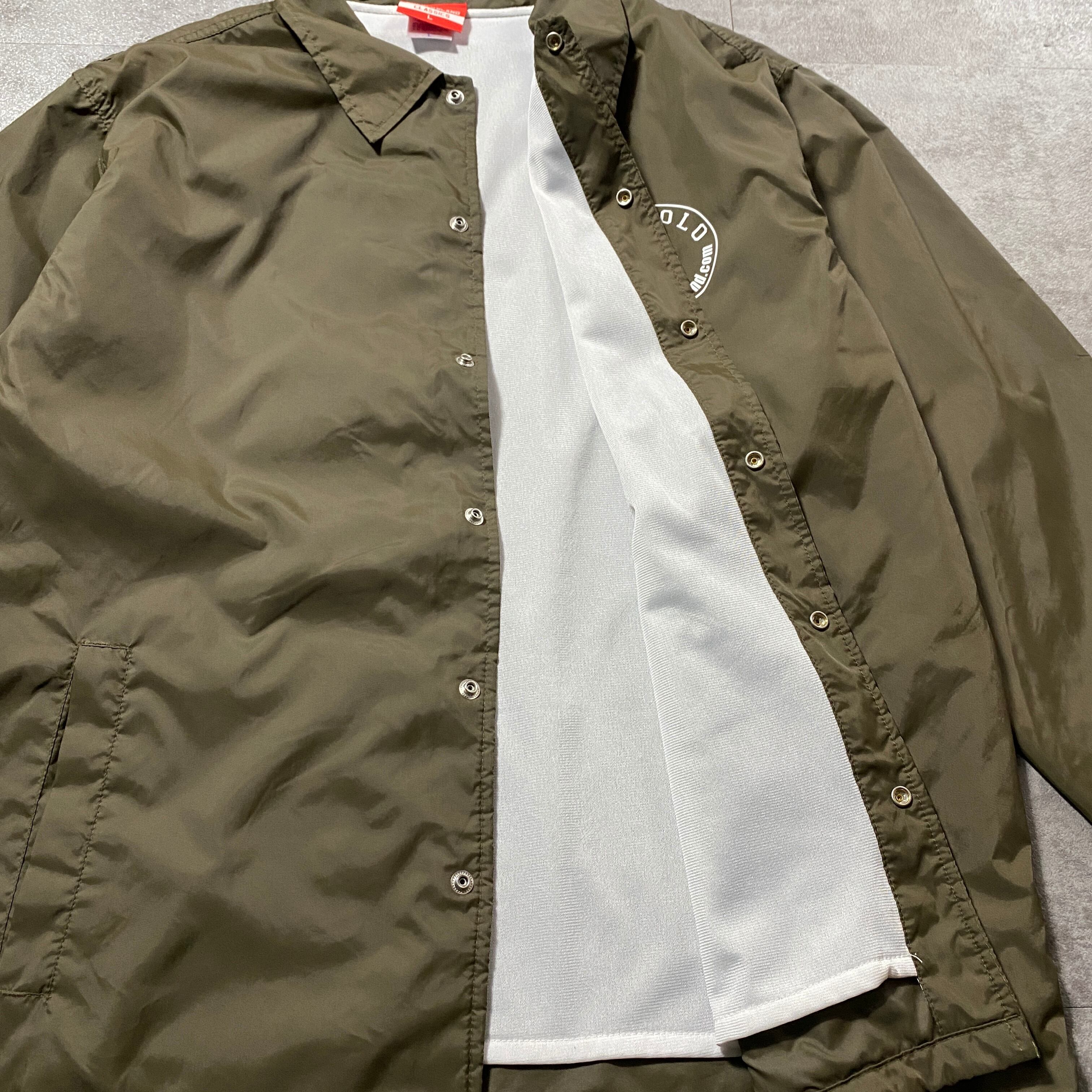 COCOLO BLAND ココロブランド バックプリント ナイロン コーチ