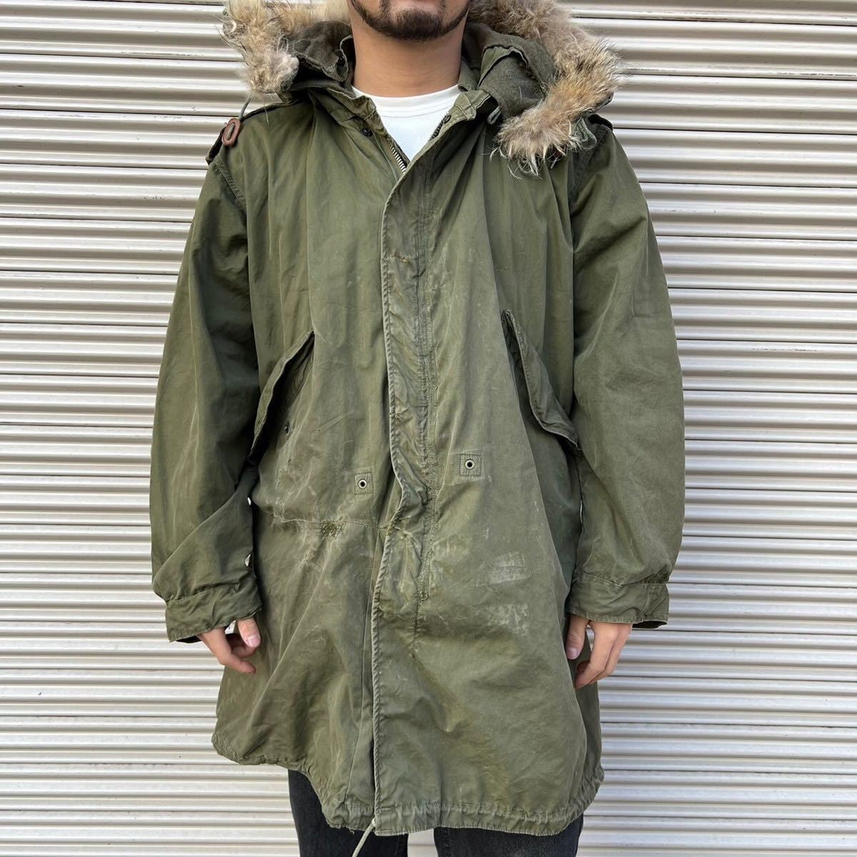 50s M-51 パーカー フィッシュテール フード シェルセット 米軍実物