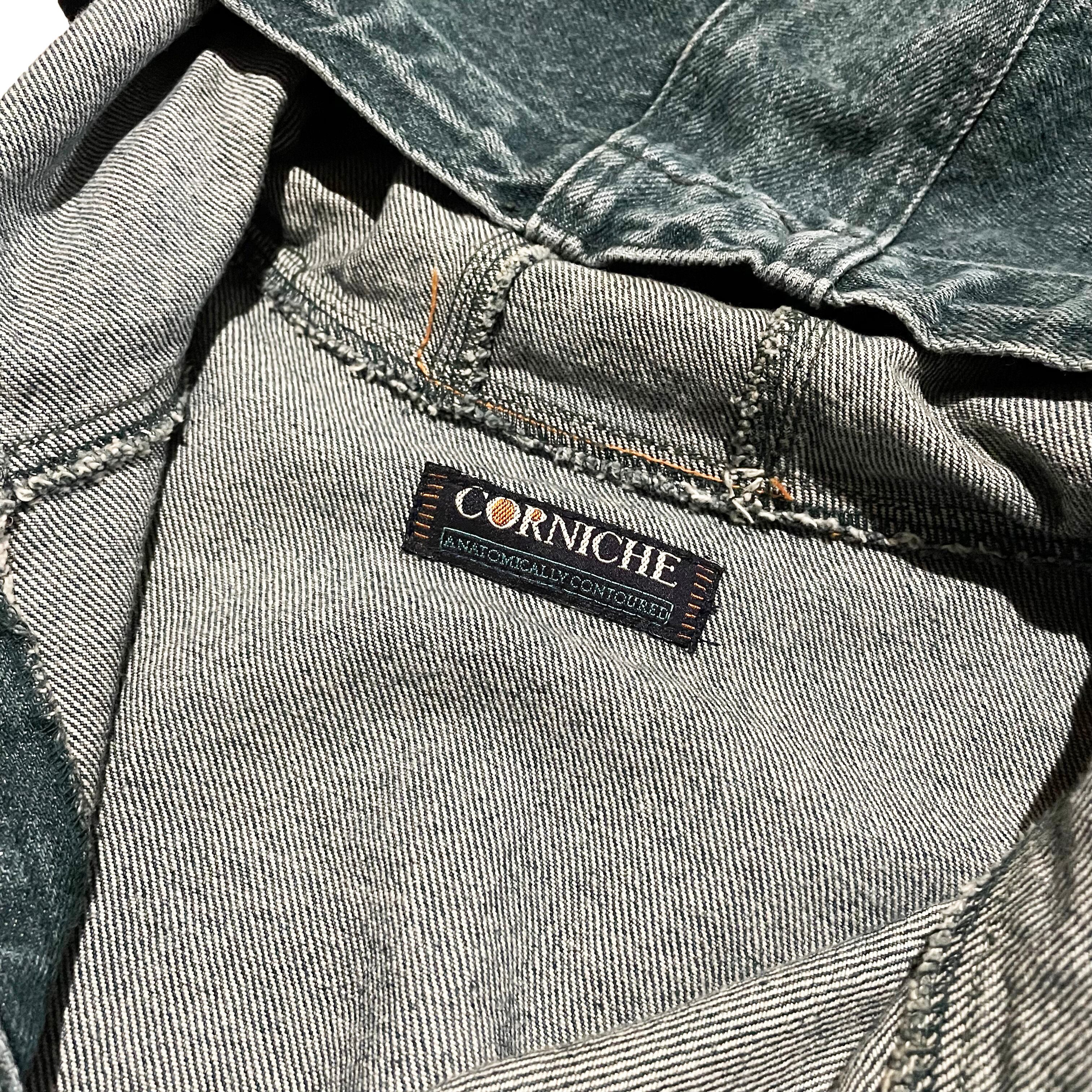 90's CORNICHE デニムモッズコート | 古着屋 Boogie