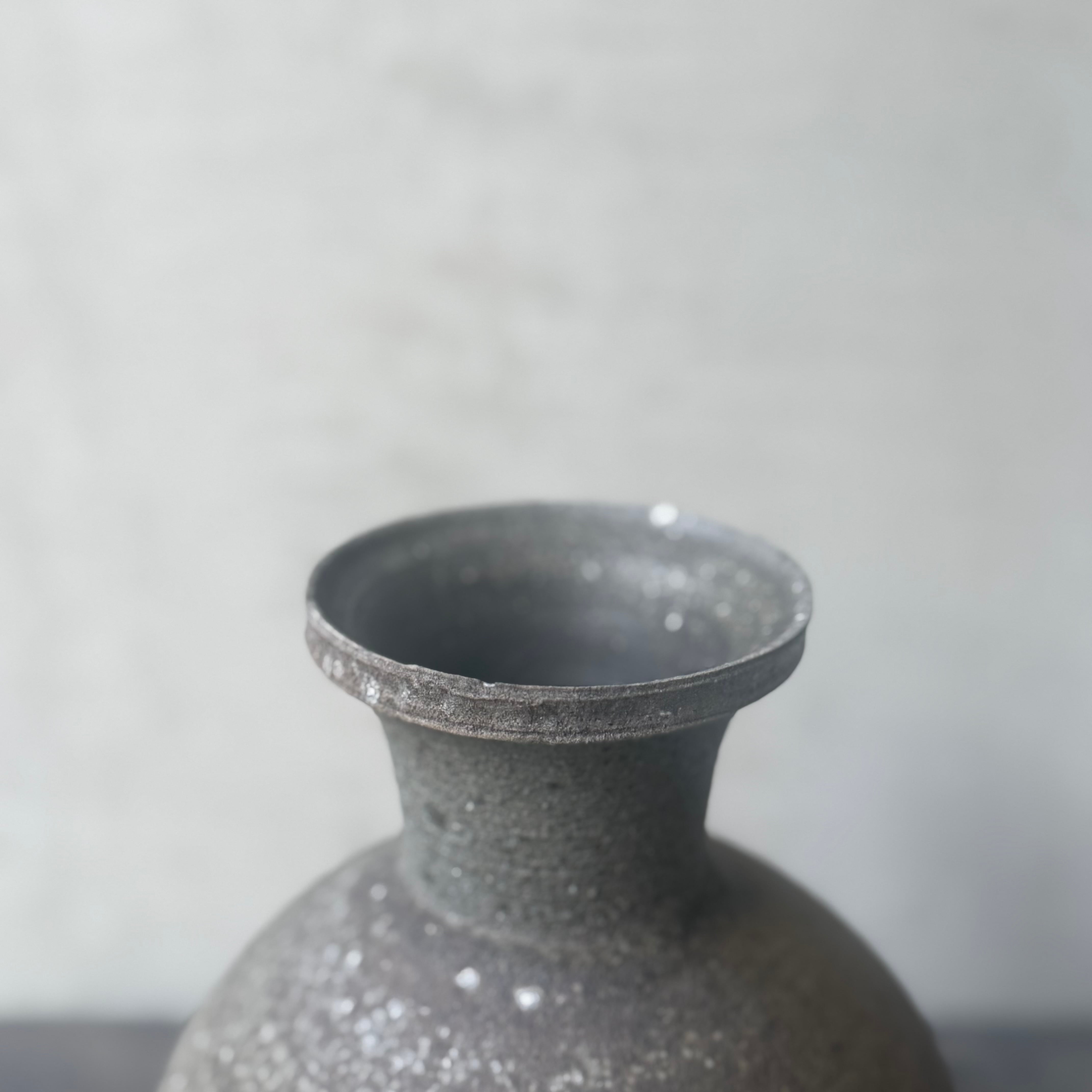 清水善行 須恵長頸壺 | gallery 一白