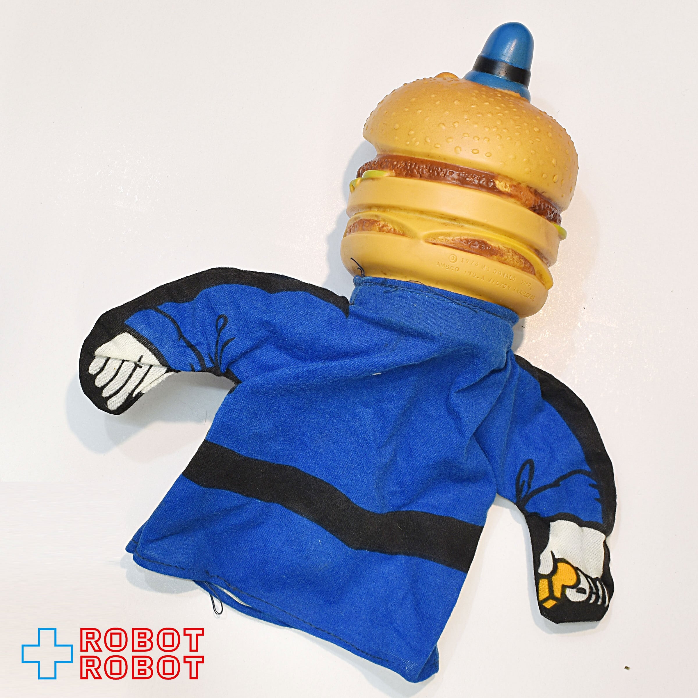 マクドナルド ビッグマックポリス ソフビ手踊り人形パペット 白目