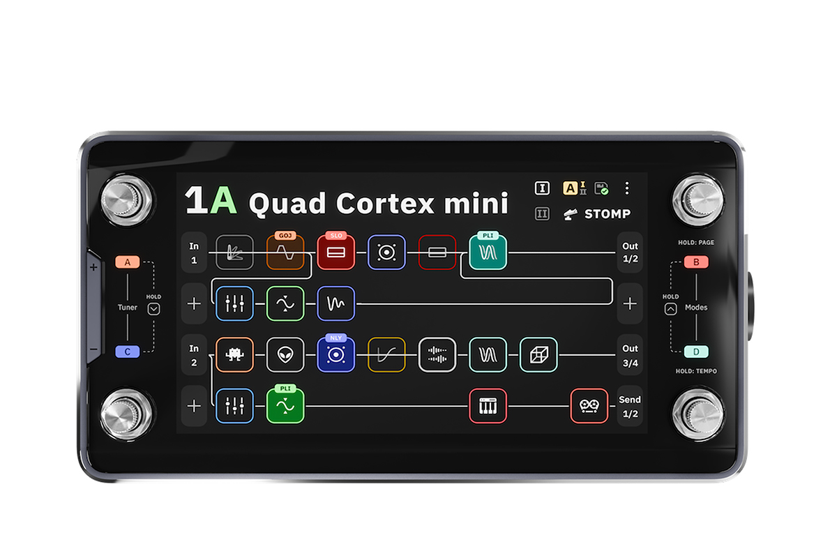 Neural DSP、”Quad Cortex mini”を発表 フラッグシップの性能を継承し