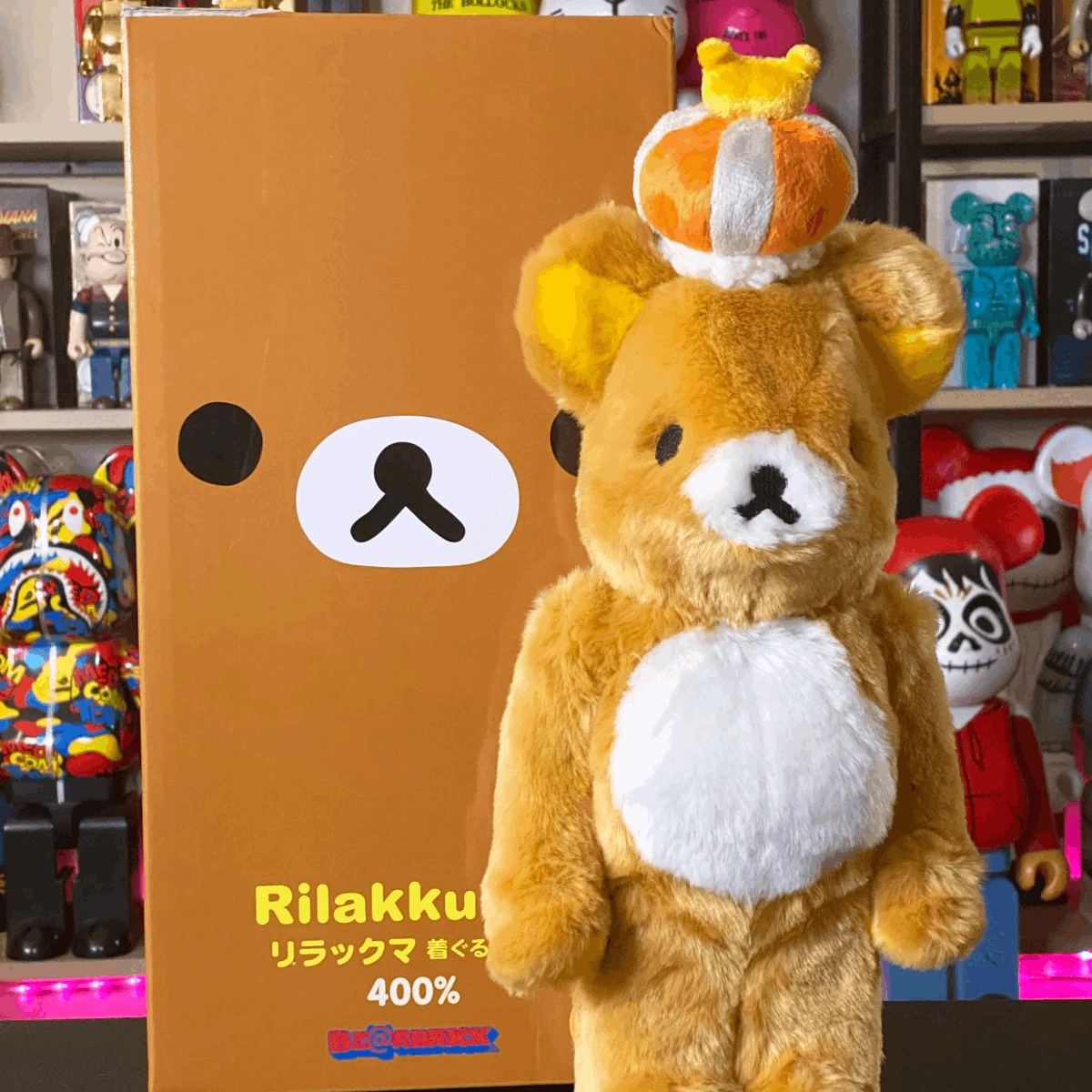 Bearbrick 400$ Rilakkuma Costume Edition